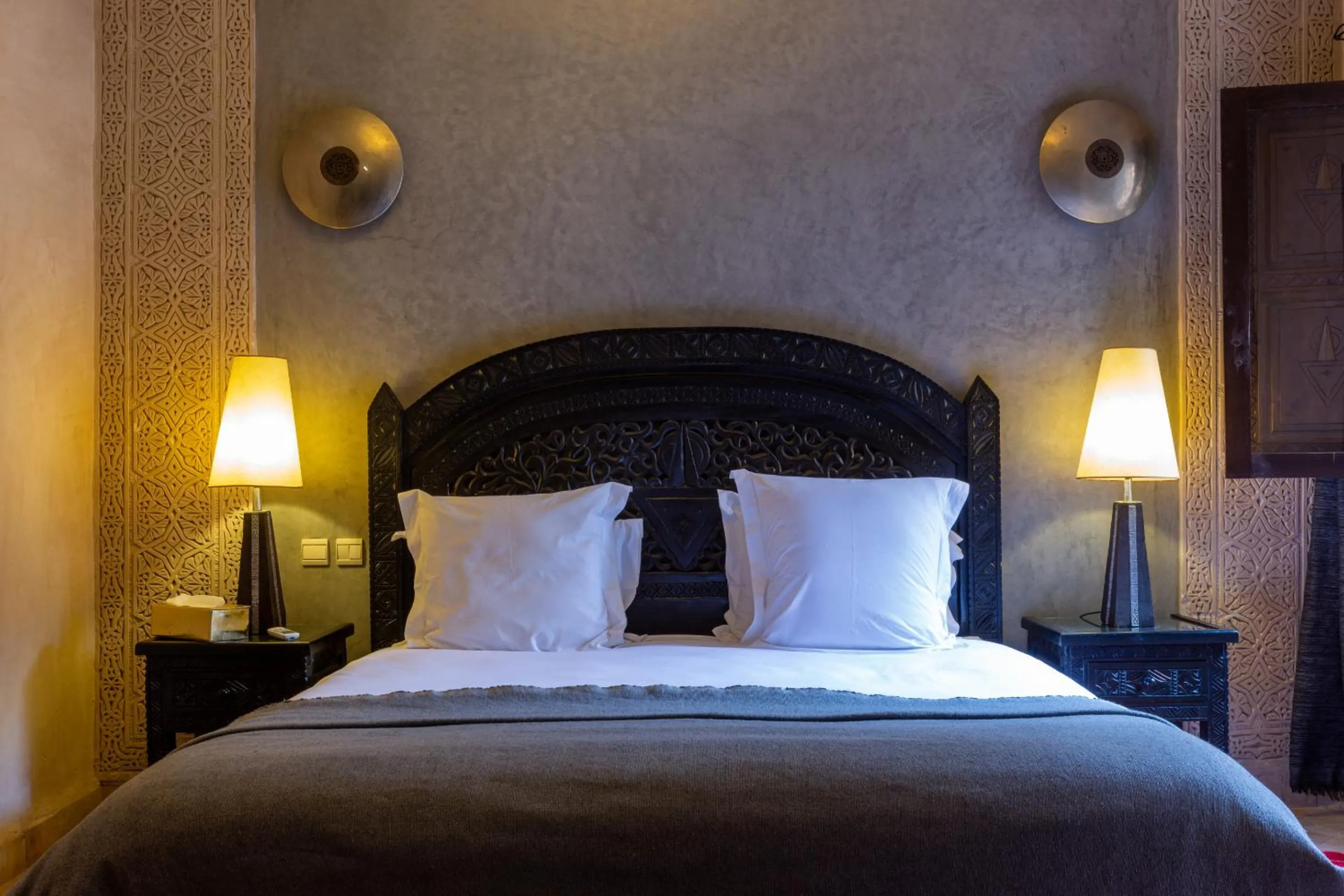 Bedroom, Bed in Les Sources Berbères Riad & Spa