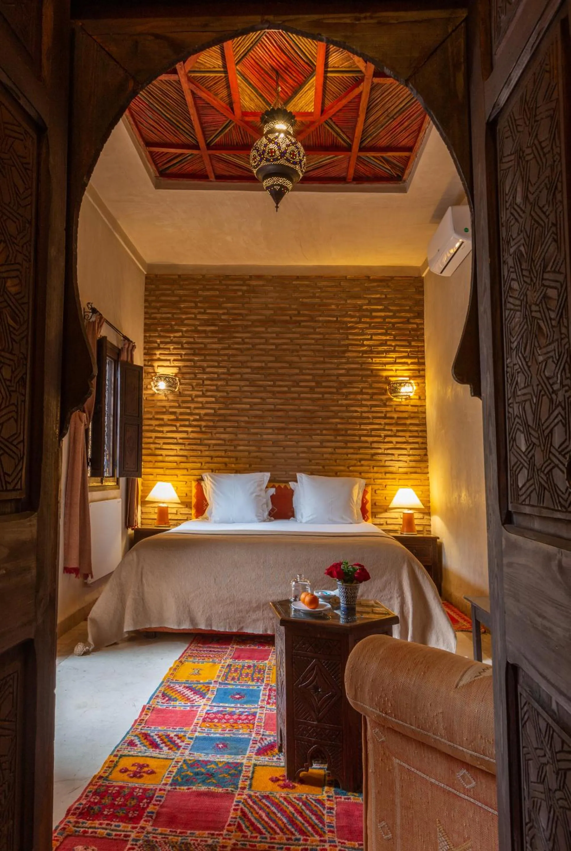 Bedroom, Bed in Les Sources Berbères Riad & Spa
