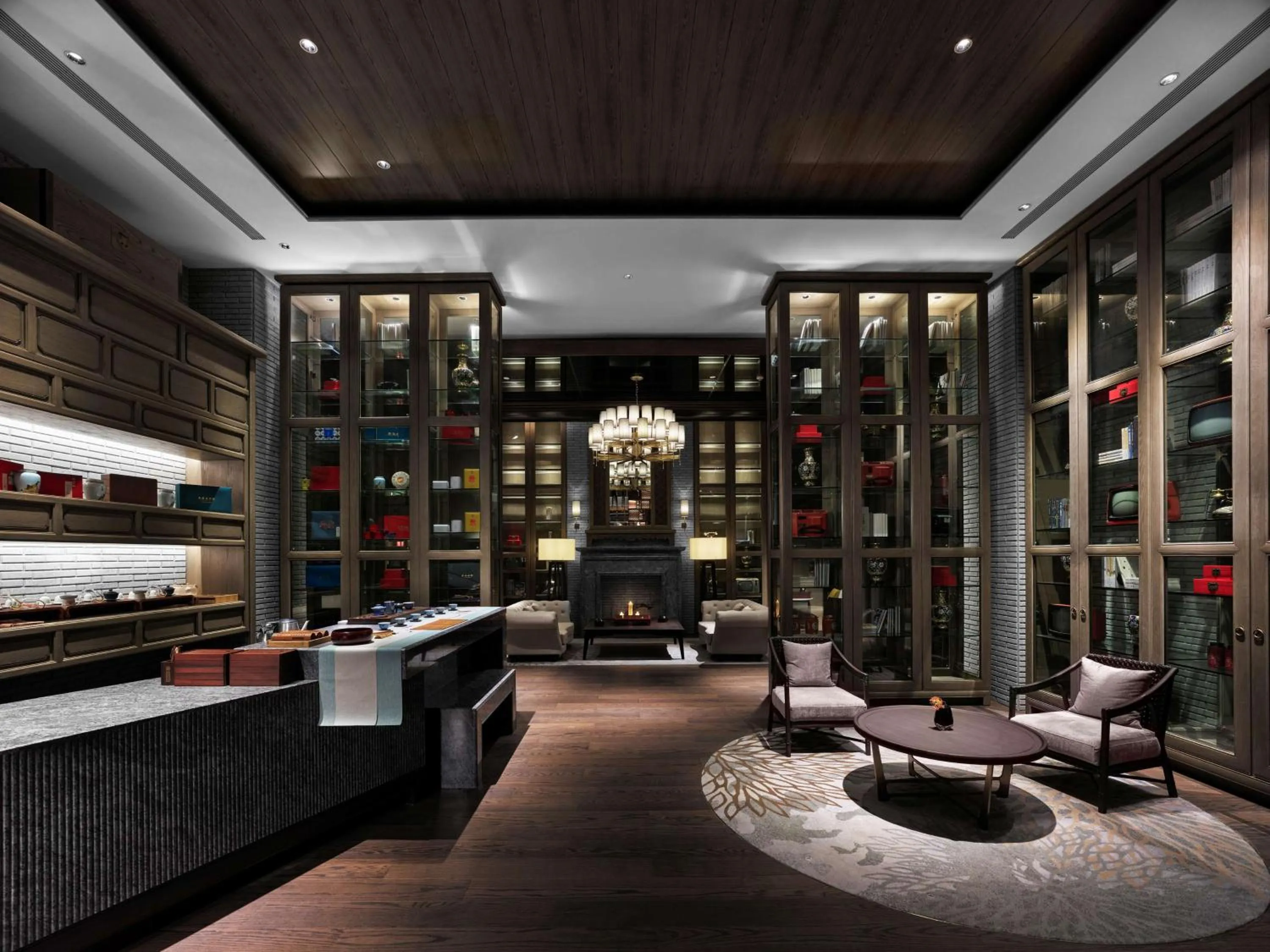 Dining area in Hilton Shanghai Songjiang Guangfulin