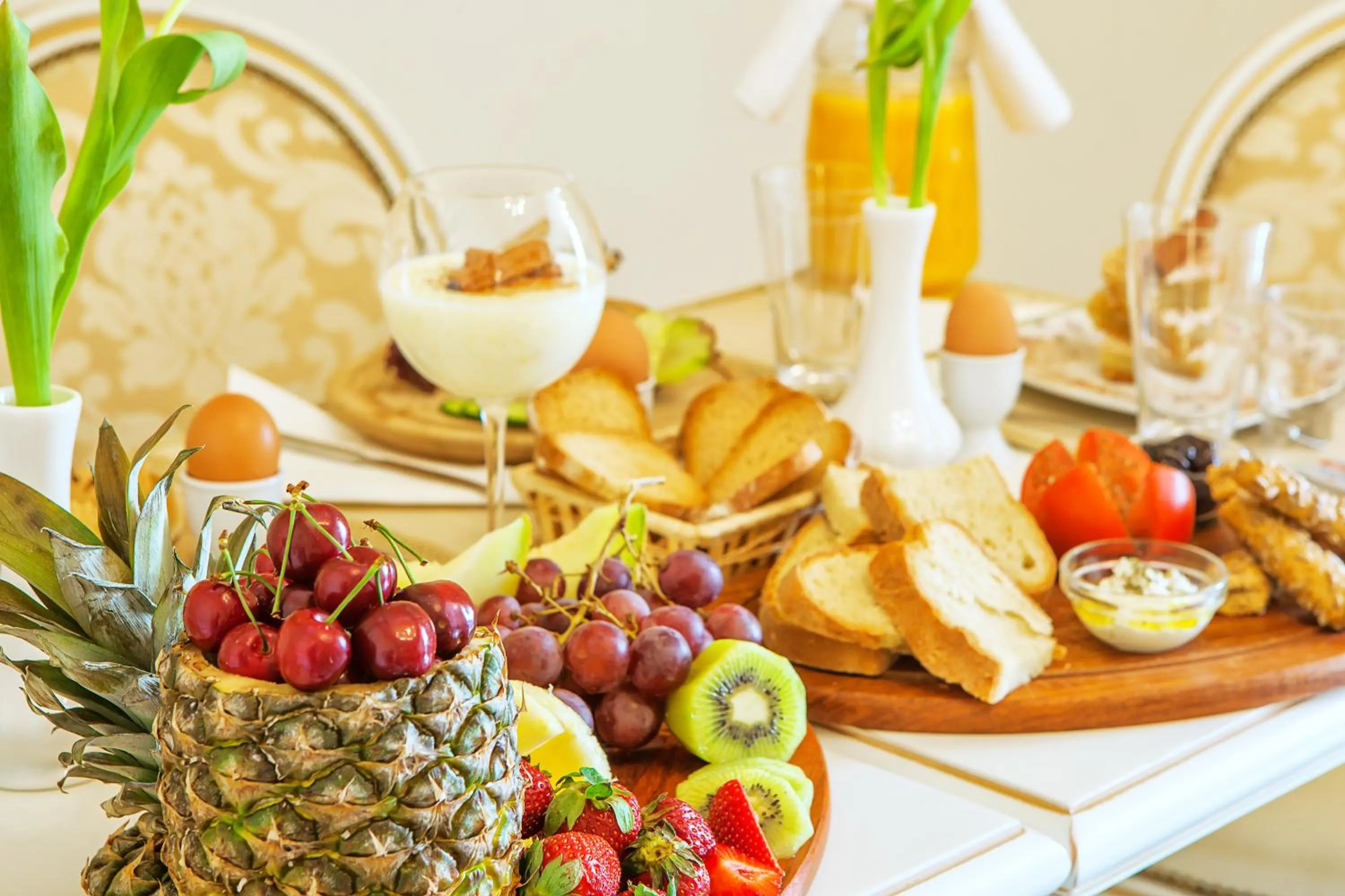 Breakfast in Archontiko Kymis Boutique Hotel