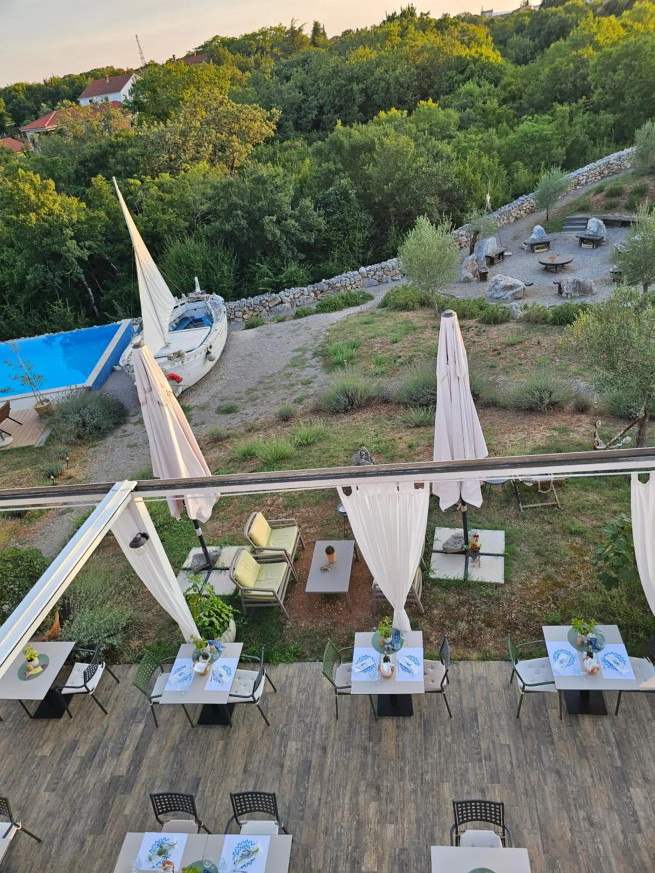 Patio in Boutique Resort OSMA - Adults Only