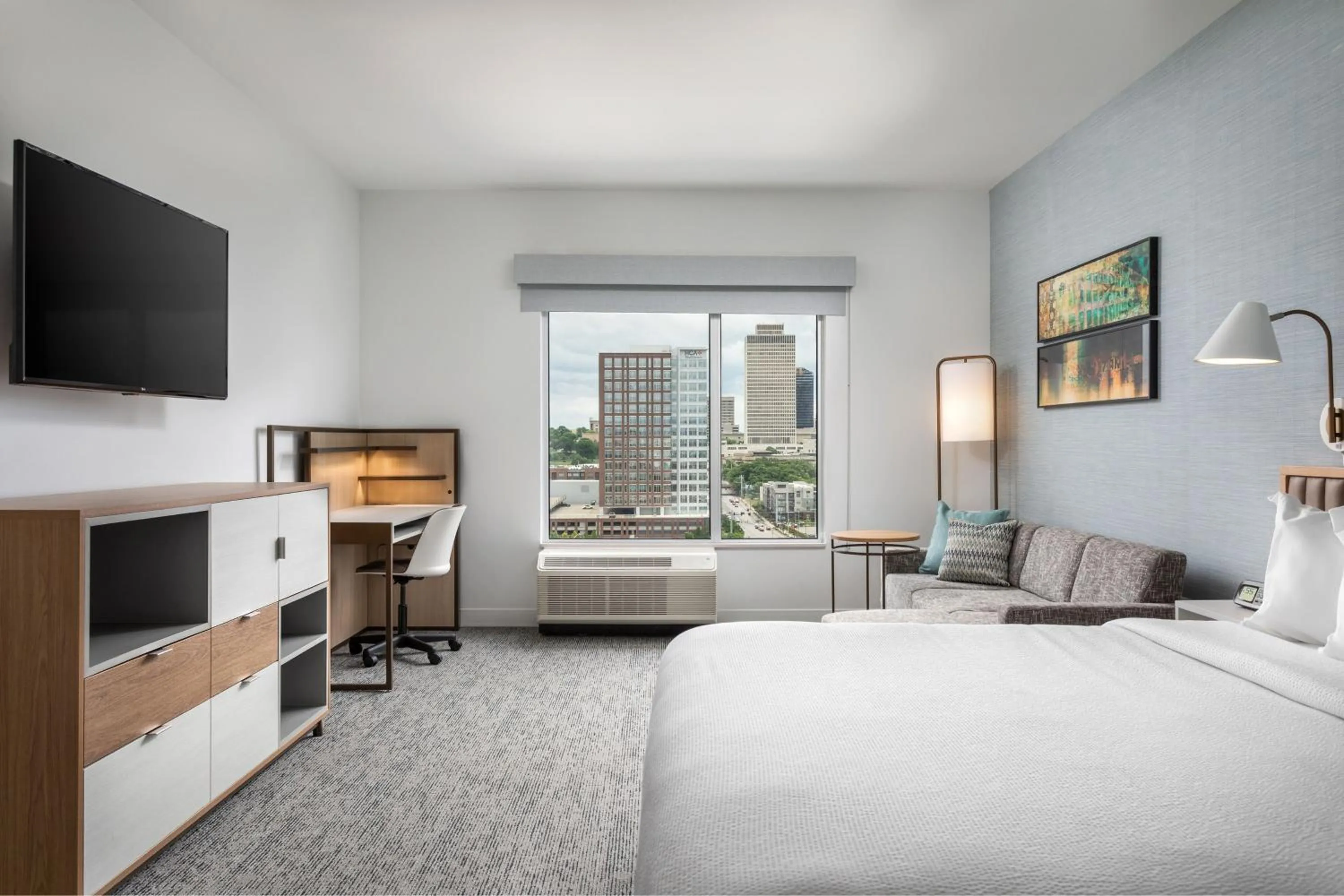 Bedroom, Bed in TownePlace Suites by Marriott Nashville Midtown