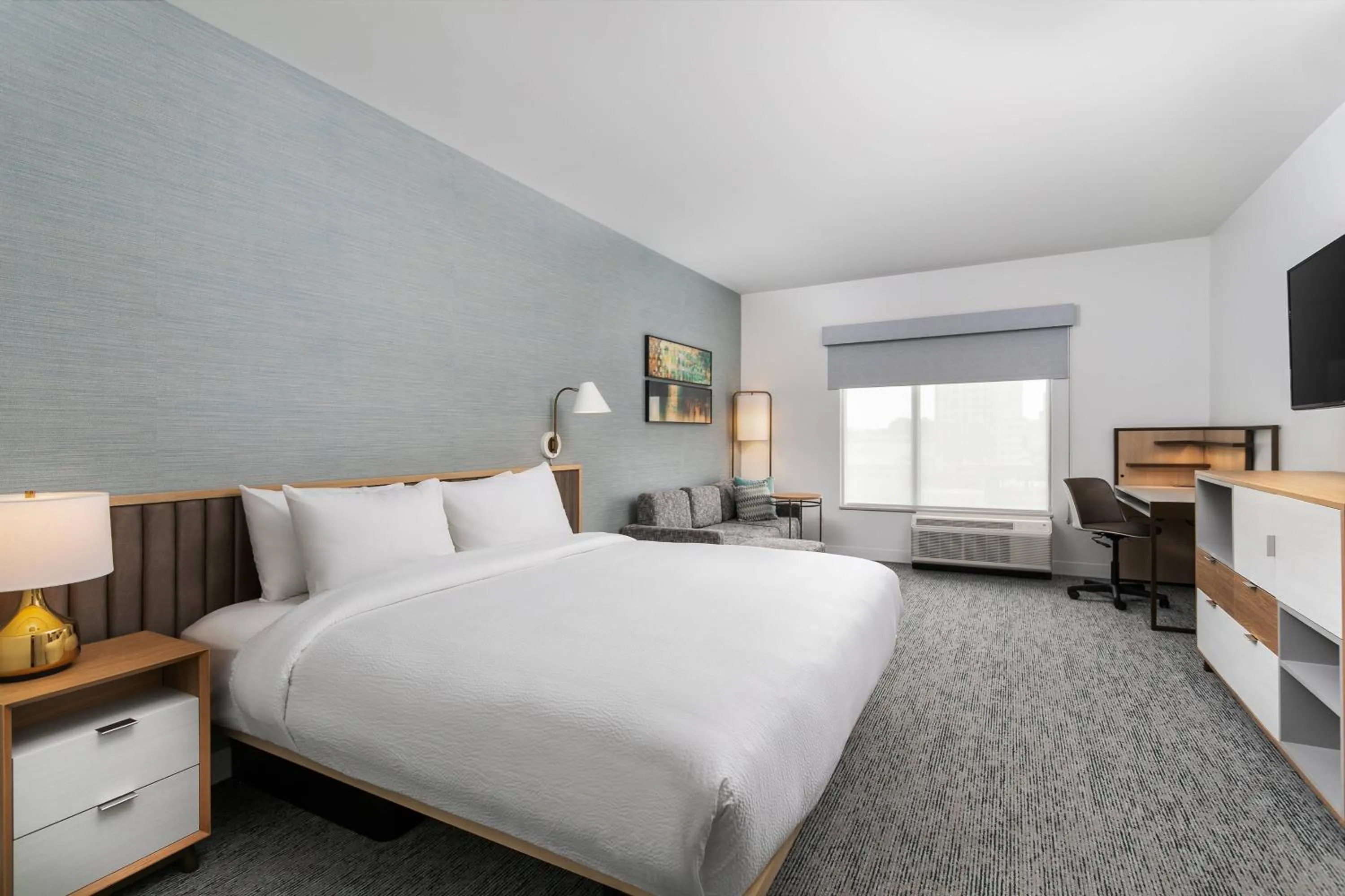 Bedroom, Bed in TownePlace Suites by Marriott Nashville Midtown