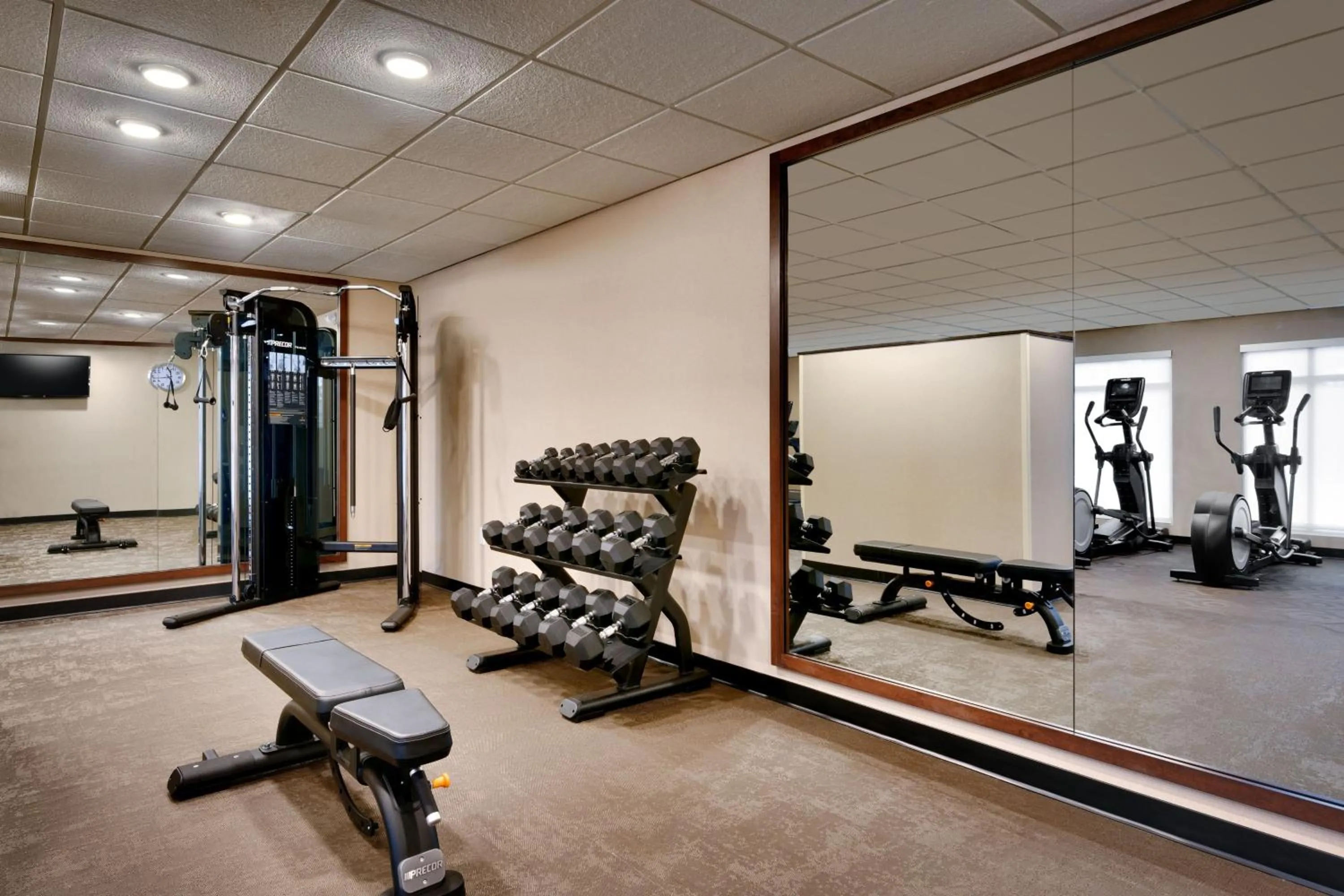 Fitness centre/facilities in Residence Inn by Marriott Brunswick
