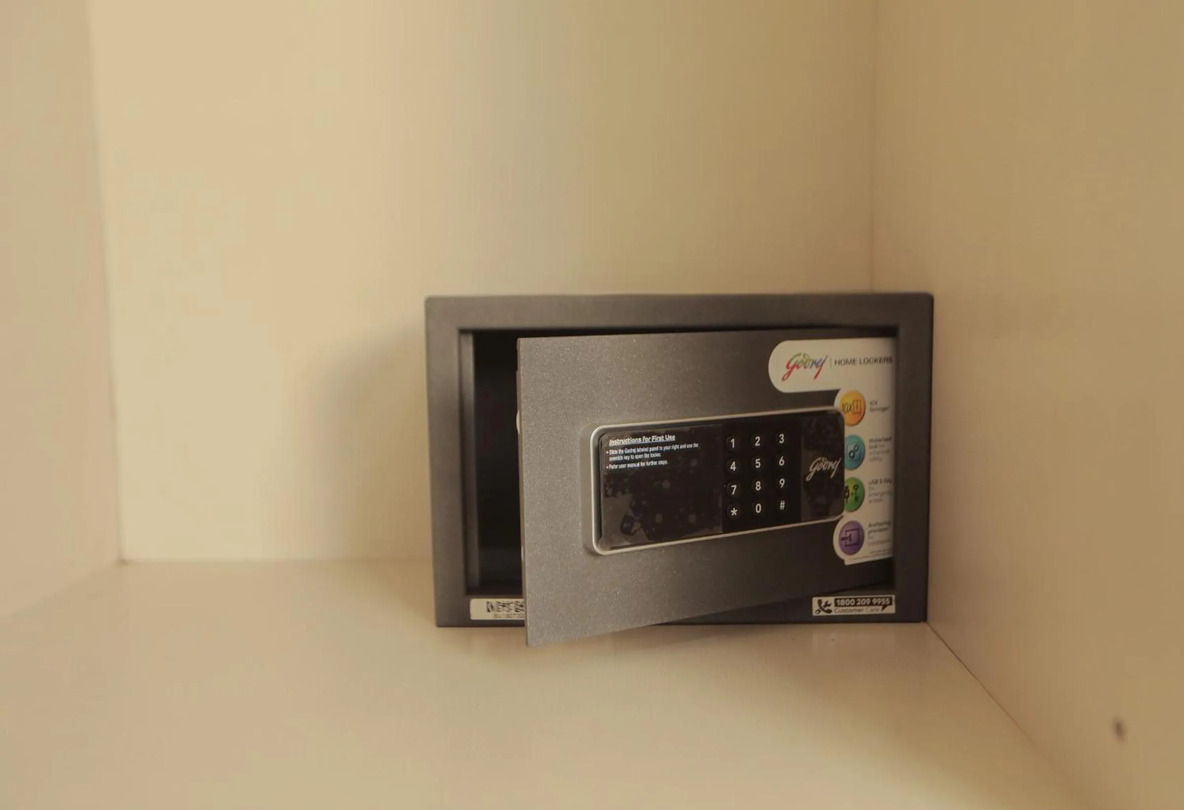 safe in Hotel Naaz Executive