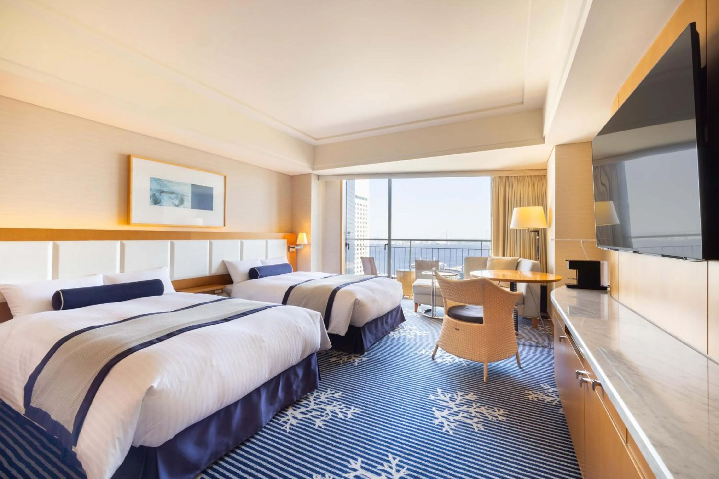 Bed in The Yokohama Bay Hotel Tokyu