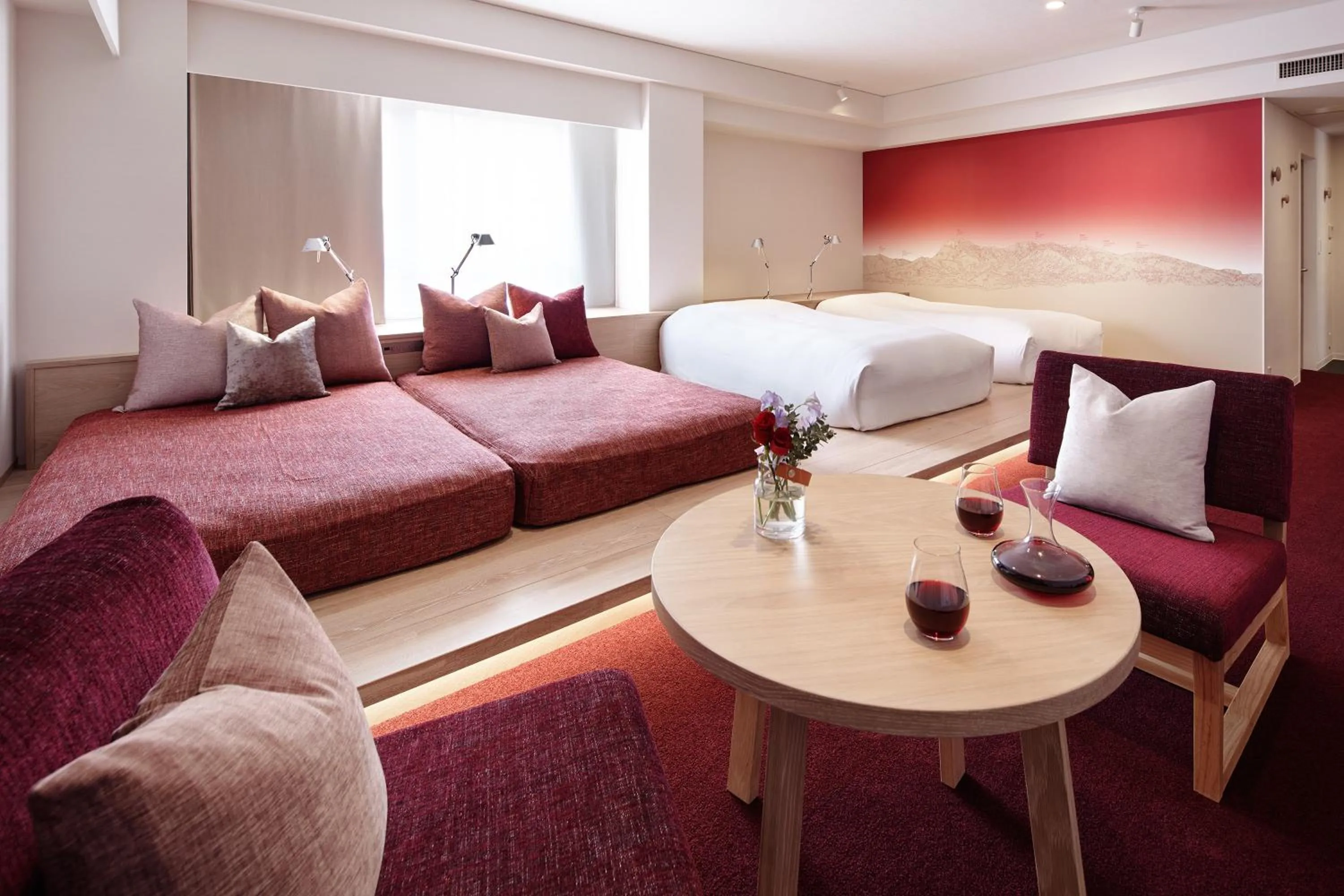 Photo of the whole room, Bed in RISONARE Yatsugatake