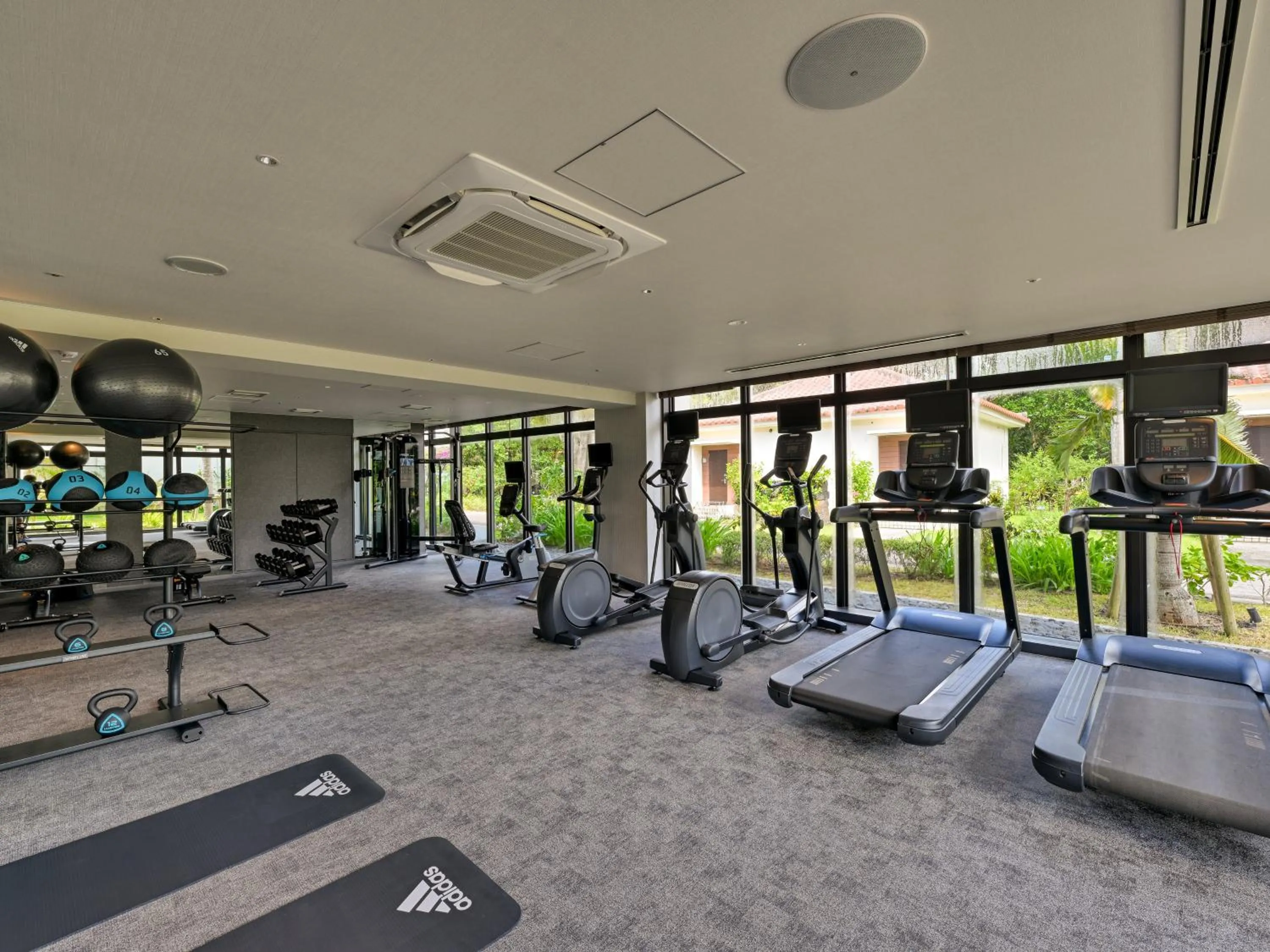 Fitness centre/facilities in FUSAKI BEACH RESORT HOTEL & VILLAS