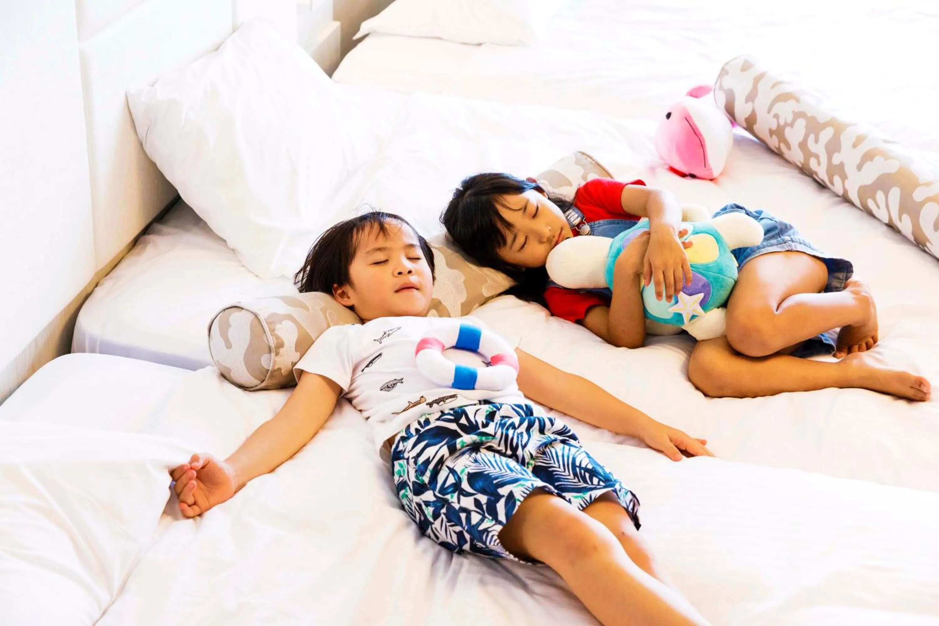 People, Bed in Laguna Garden Hotel