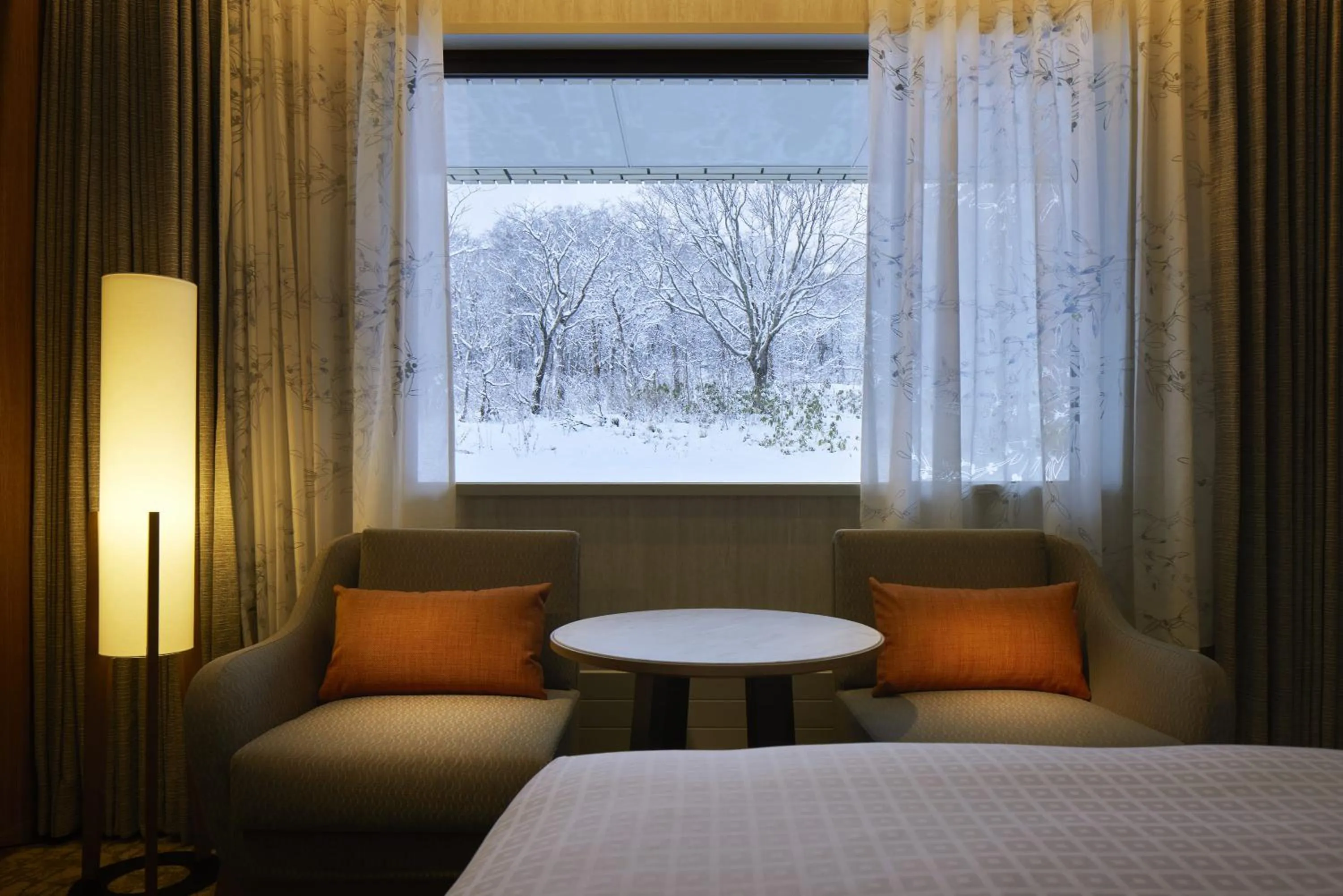 View (from property/room), Bed in Niseko Northern Resort, An'nupuri