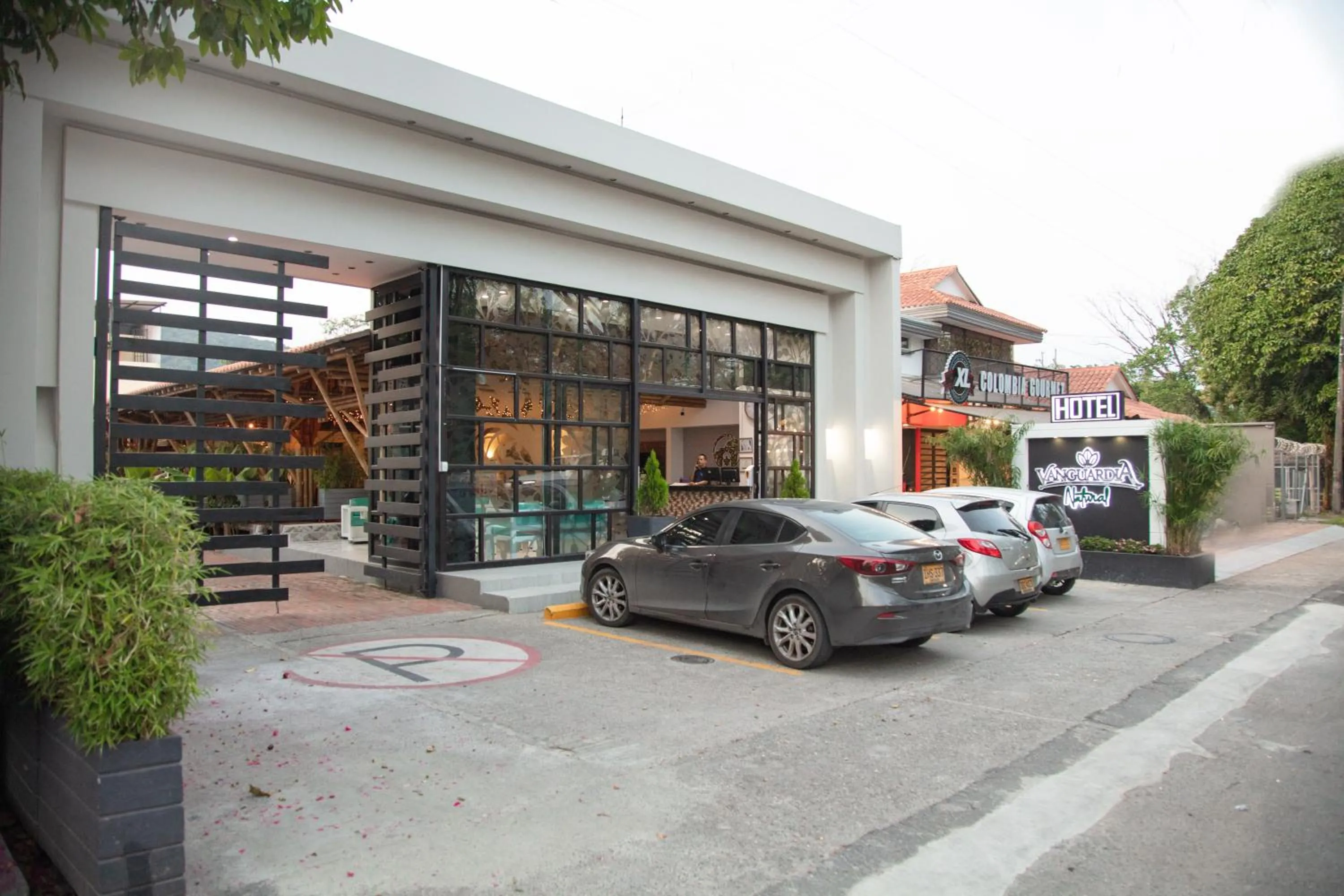 Parking in Hotel Vanguardia Natural