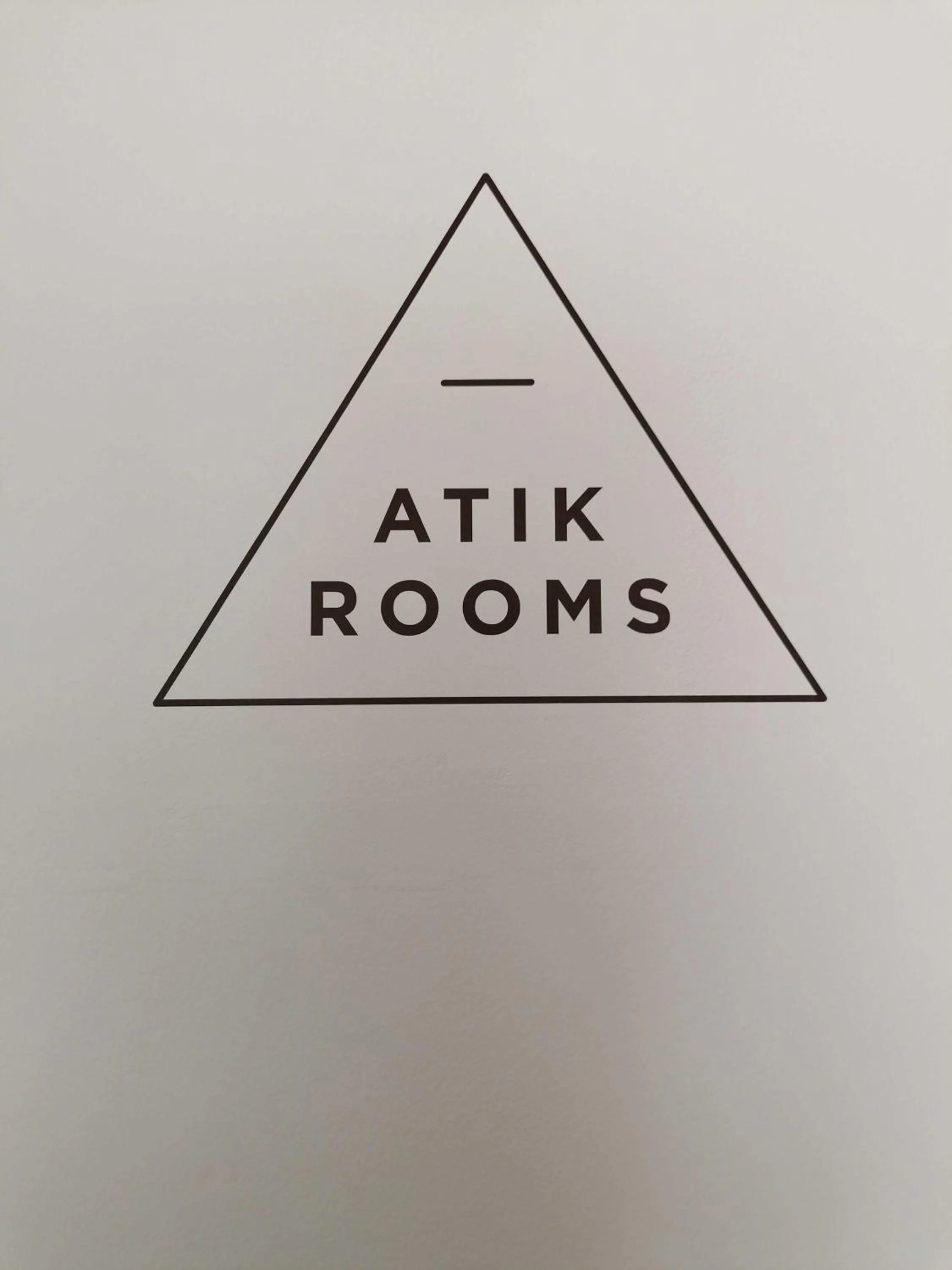 Logo/Certificate/Sign in ATIK ROOMS