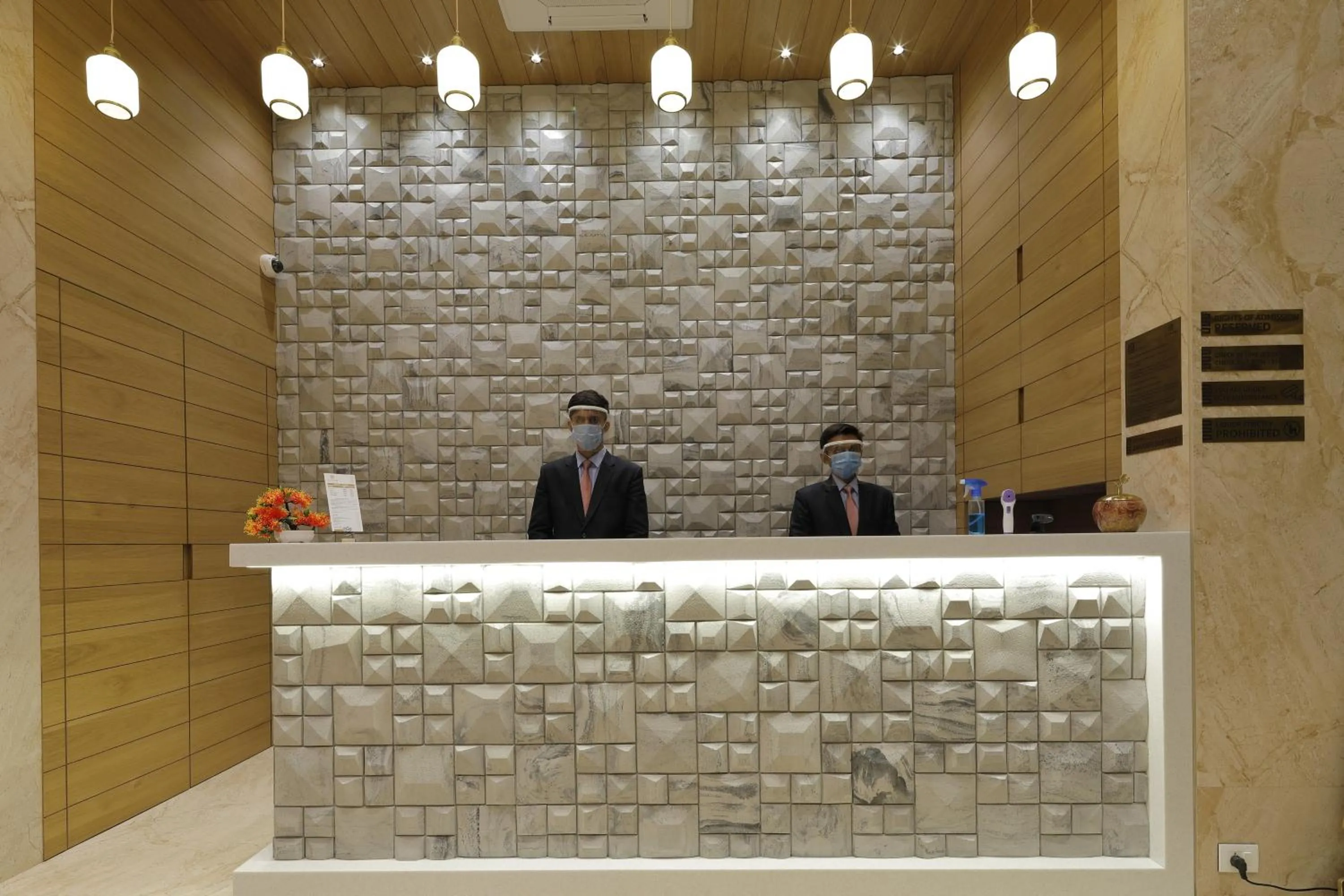 Lobby or reception in Hotel Elysian Residency