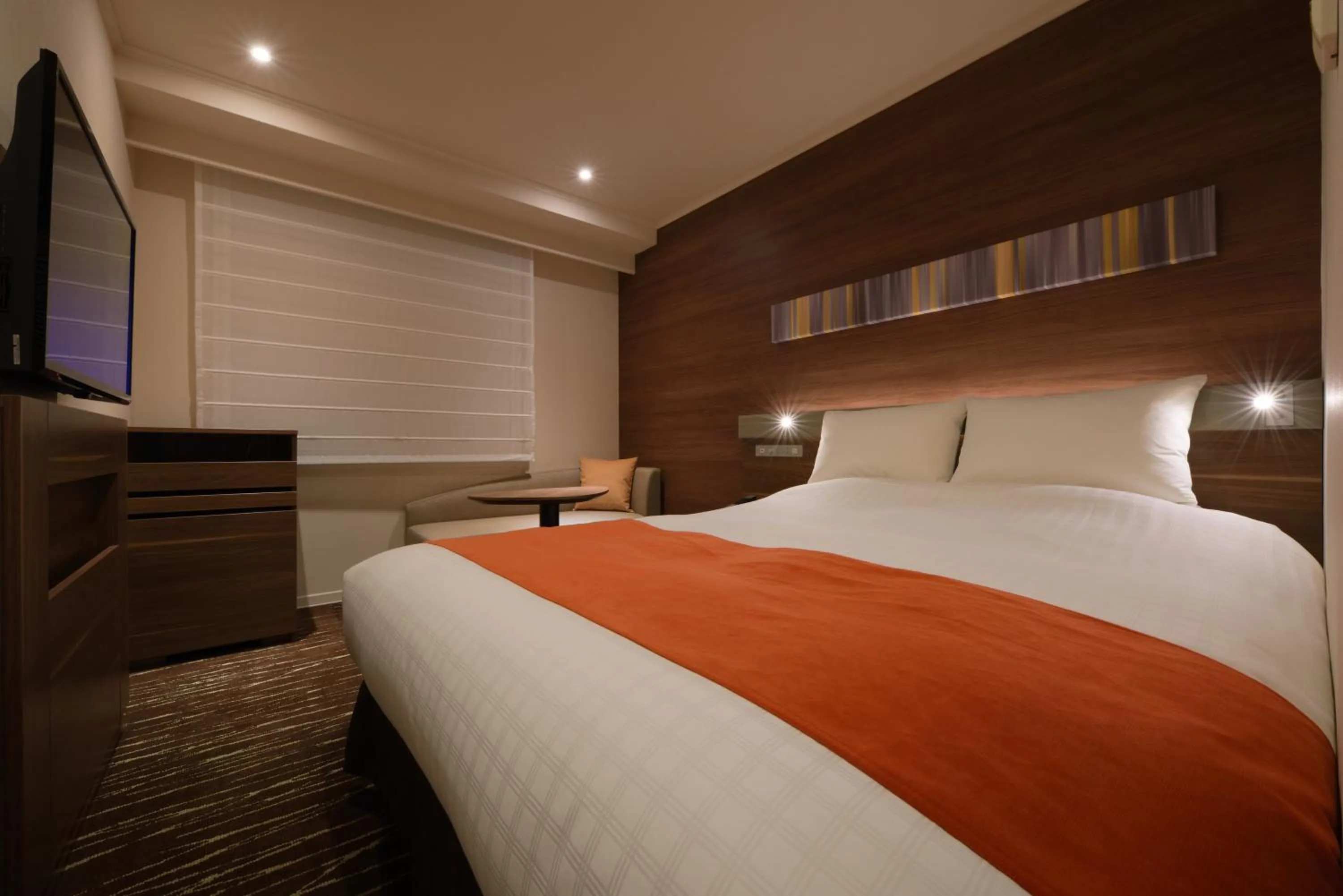 Bed in Hotel JAL City Sendai