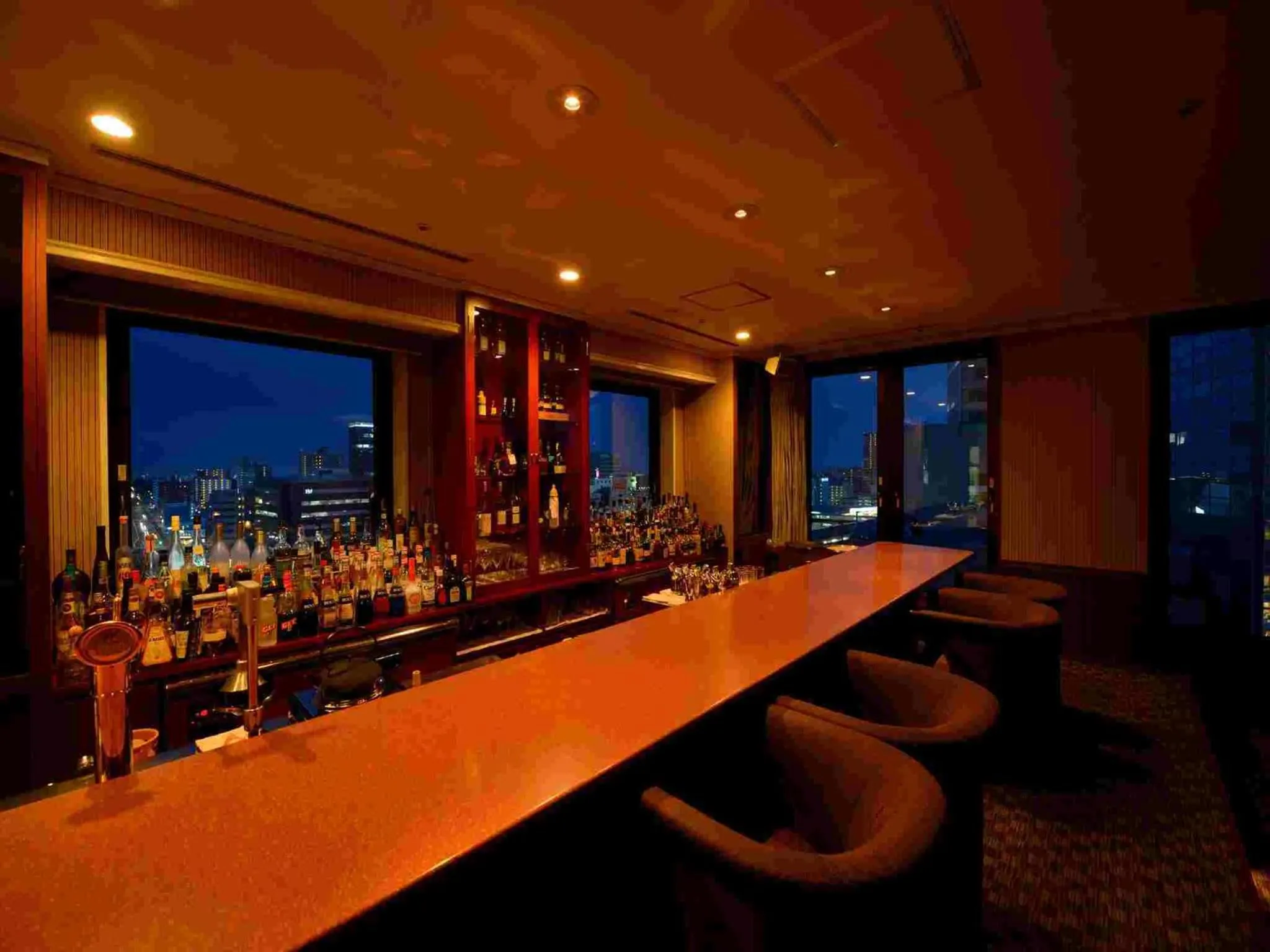 Lounge or bar in Hotel JAL City Sendai