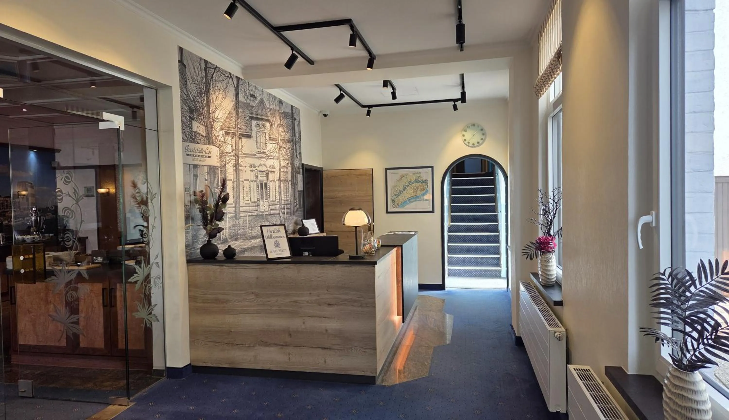 Lobby or reception in Hotel Heldt