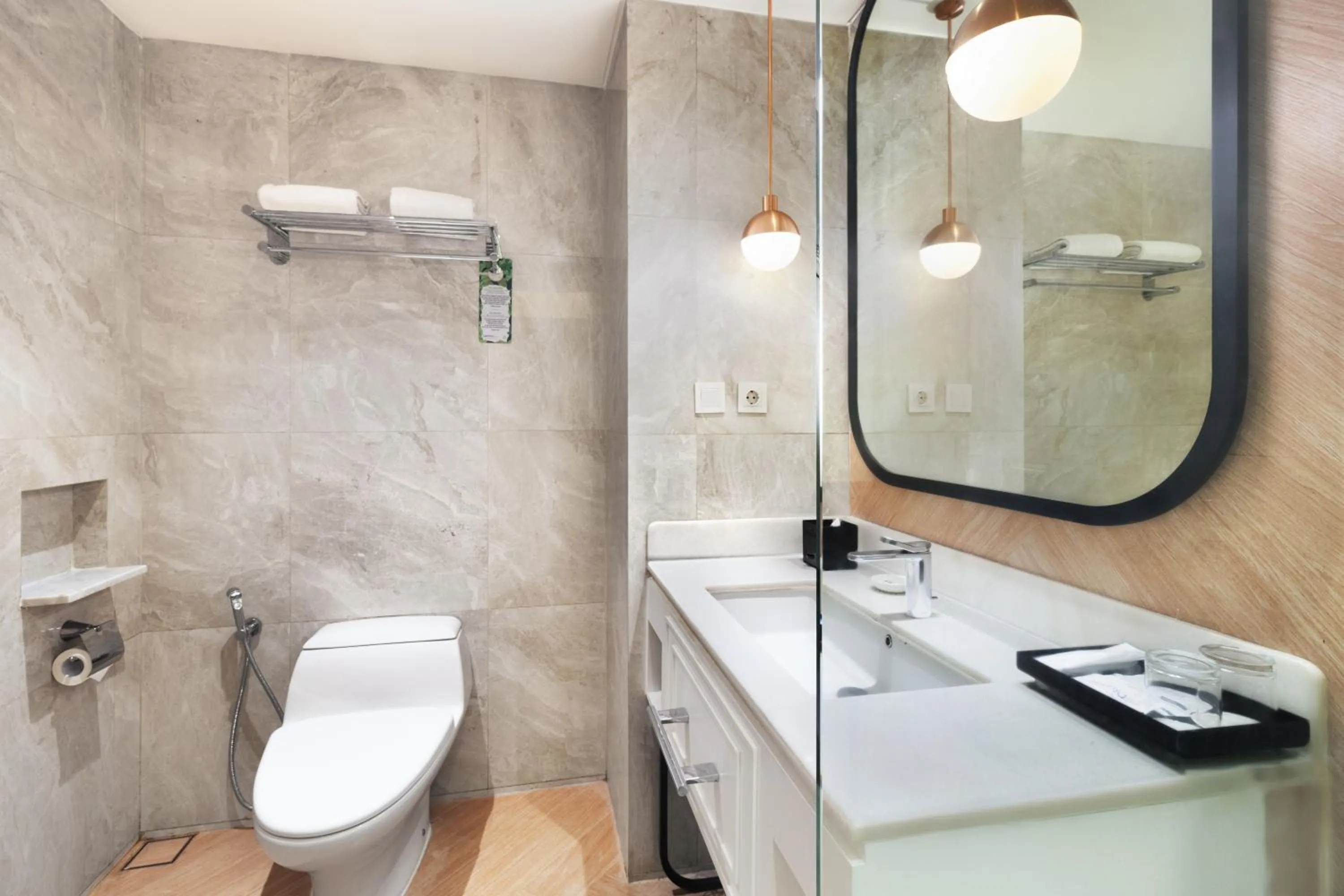 Toilet in Luwansa Hotel and Convention Center Manado