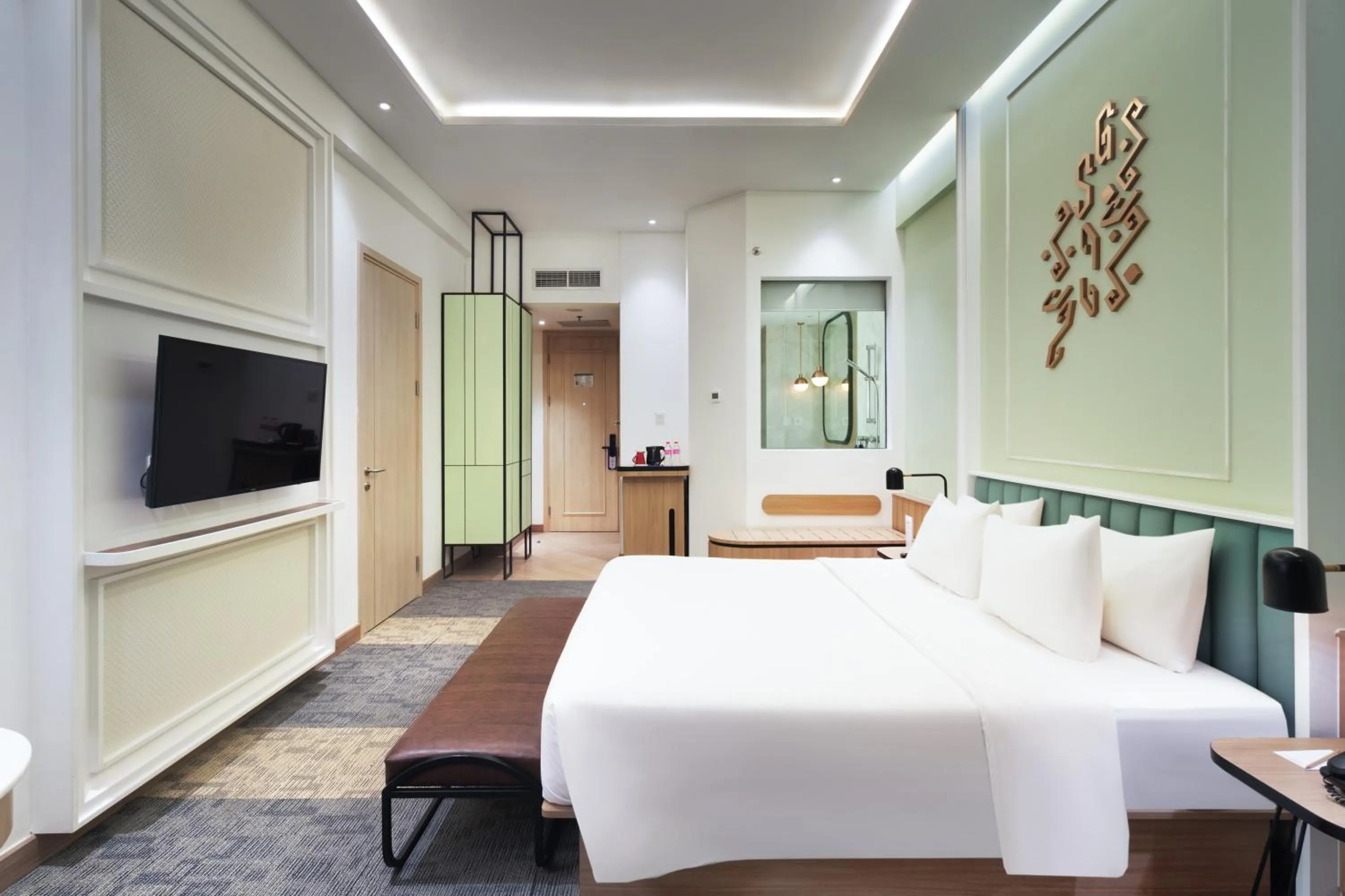 Bed in Luwansa Hotel and Convention Center Manado