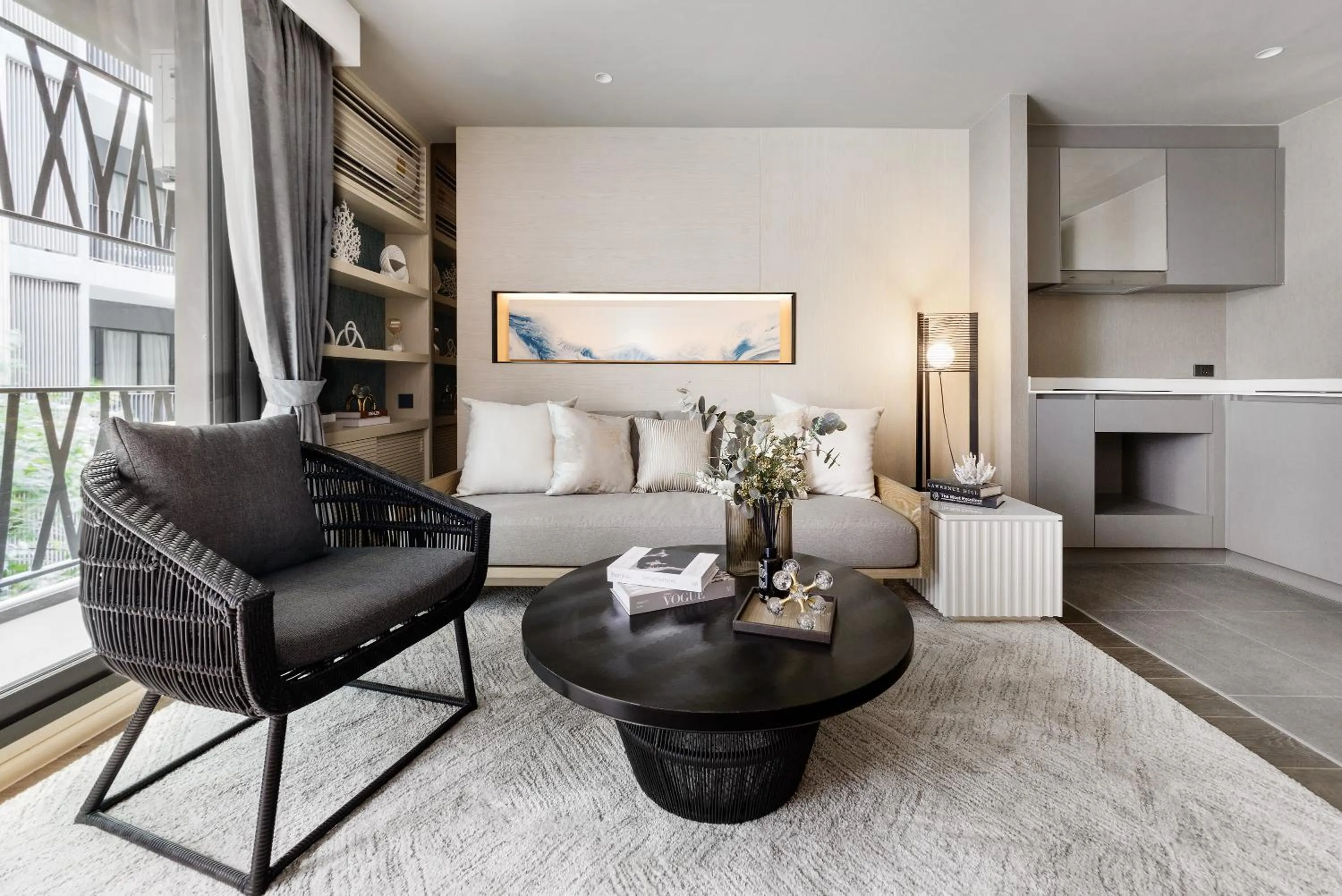 Seating area in Bayphere Hotel Pattaya JC