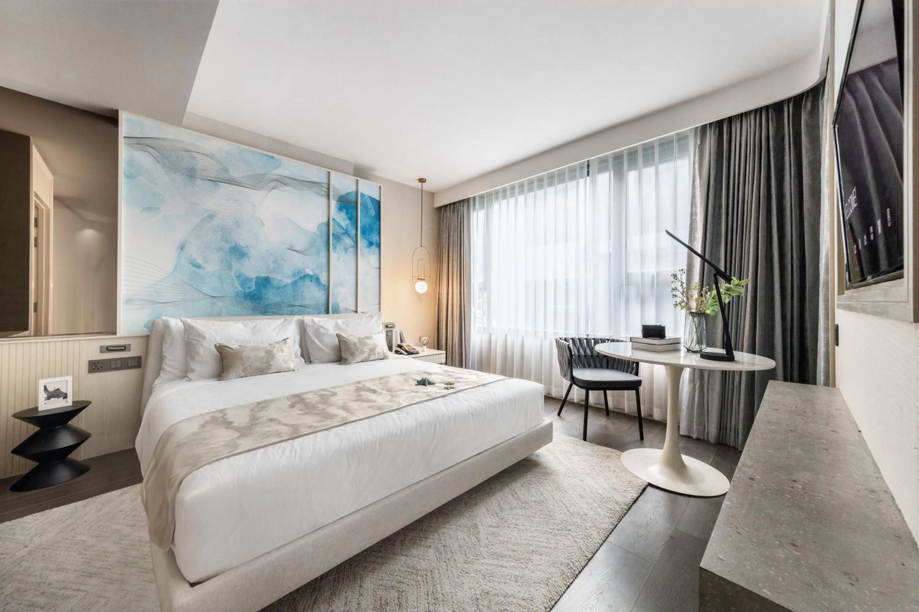 Bedroom, Bed in Bayphere Hotel Pattaya JC