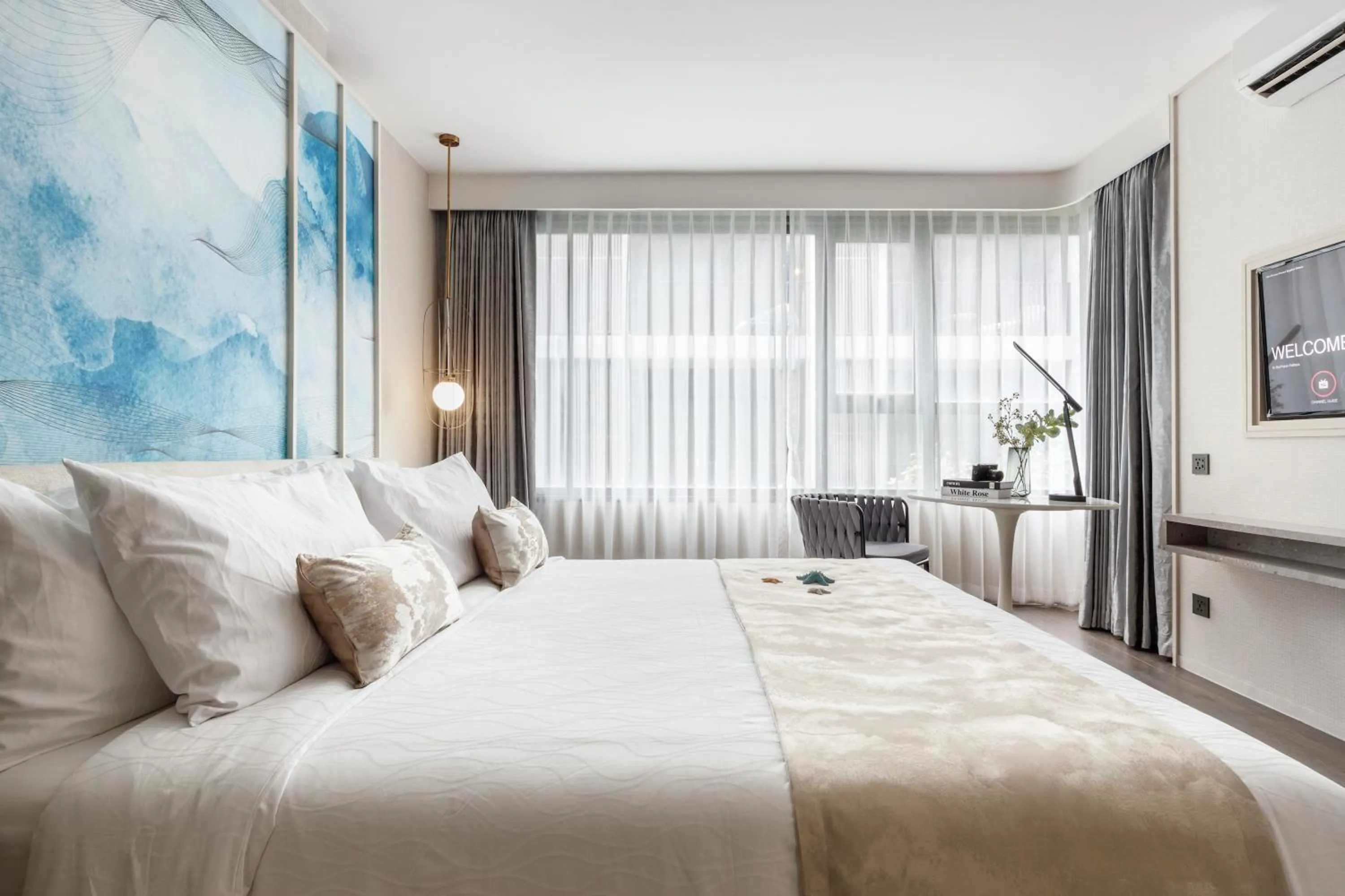 Bedroom, Bed in Bayphere Hotel Pattaya JC