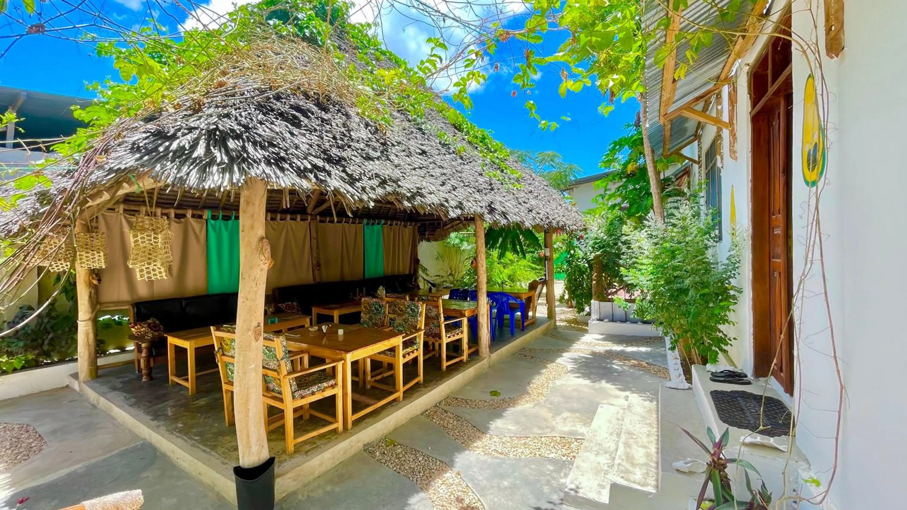 Patio in Savi House Nungwi