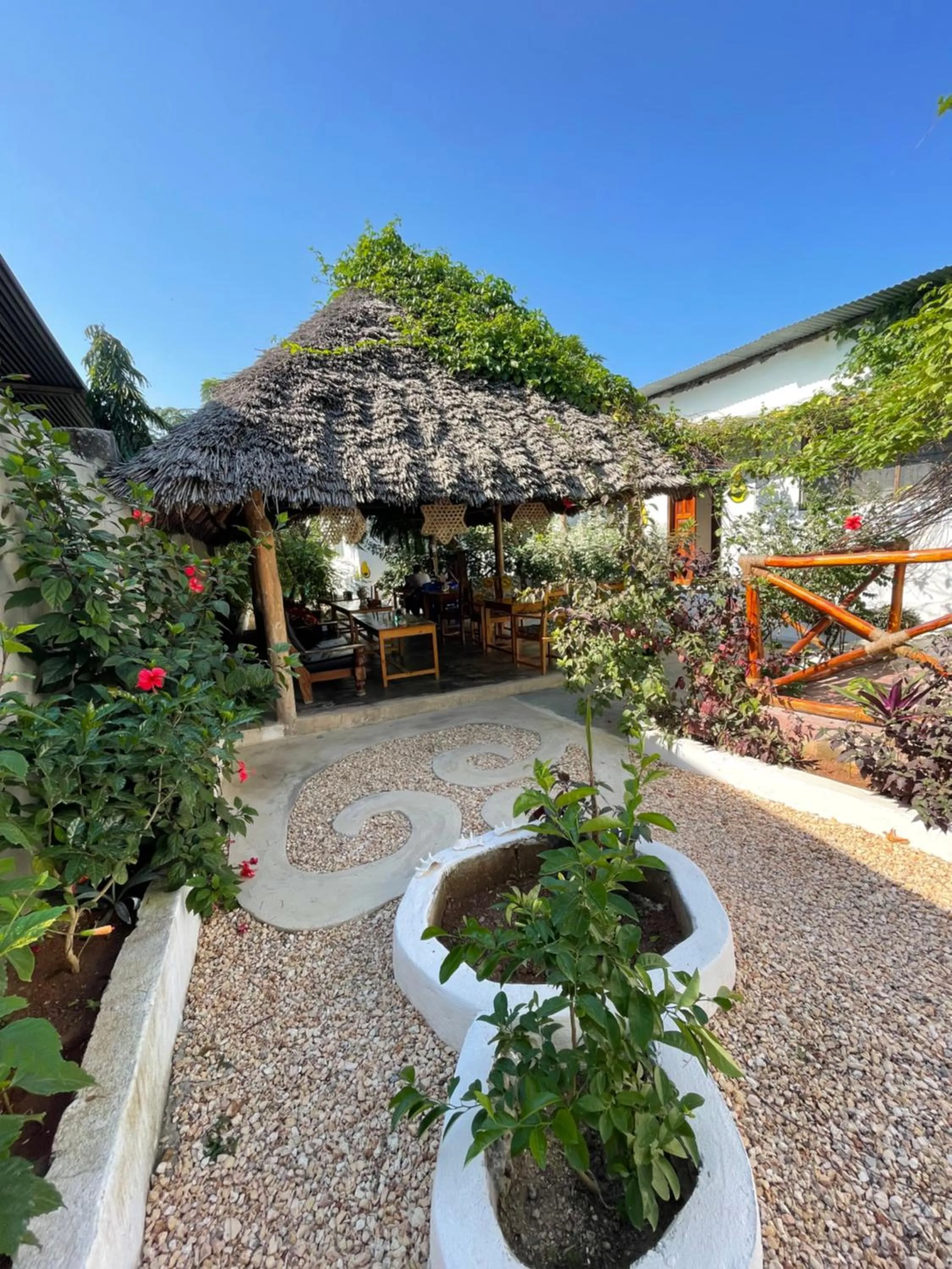 Patio in Savi House Nungwi