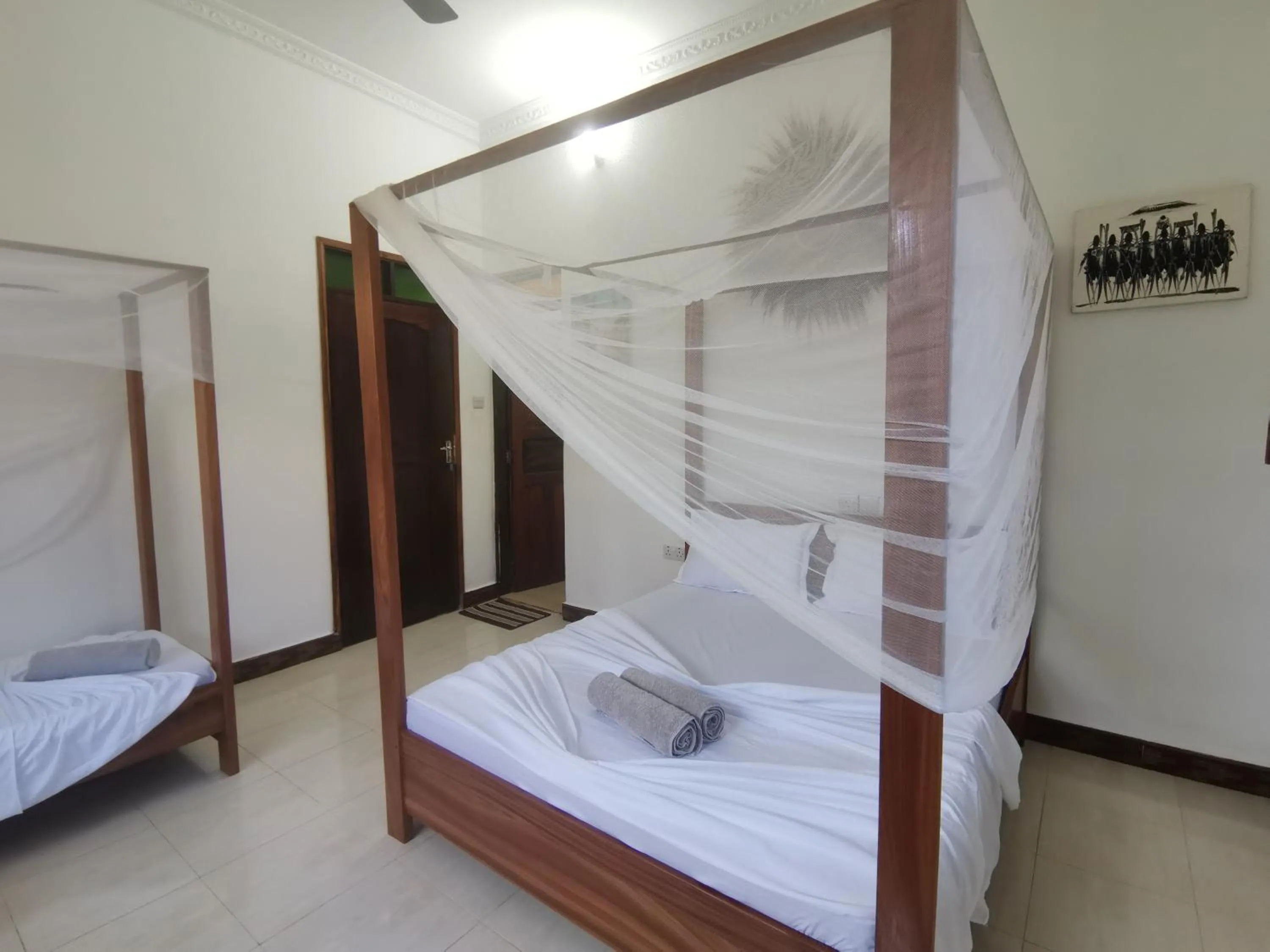 Bed in Savi House Nungwi