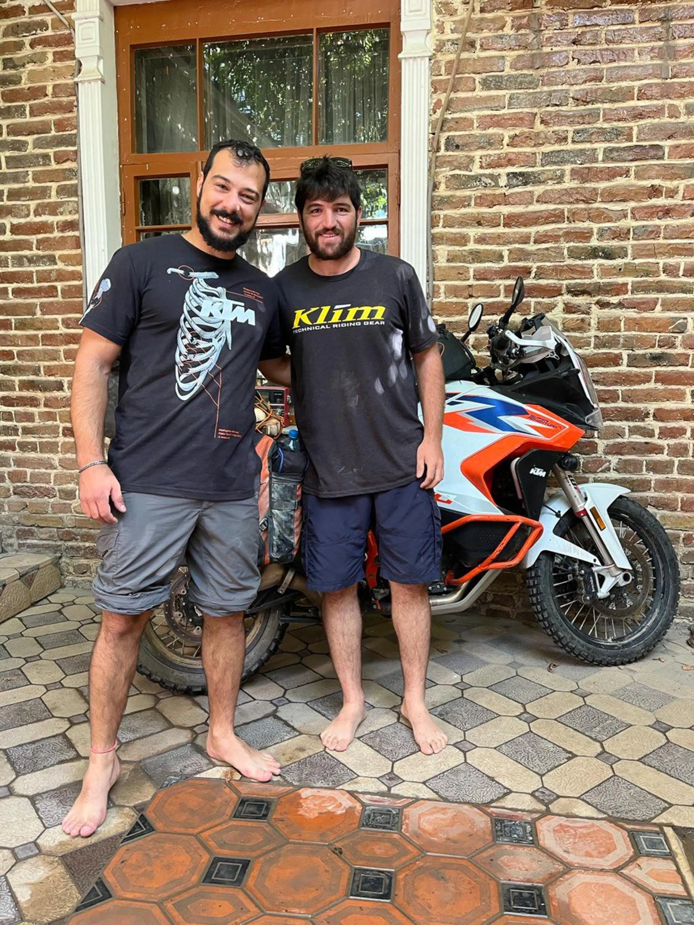 Inner courtyard view in Old Radio hostel