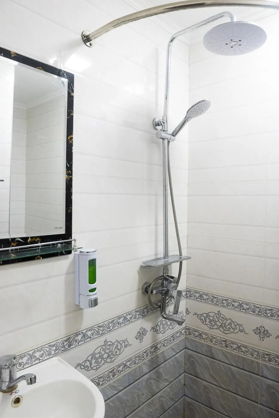 Shower in Old Radio hostel