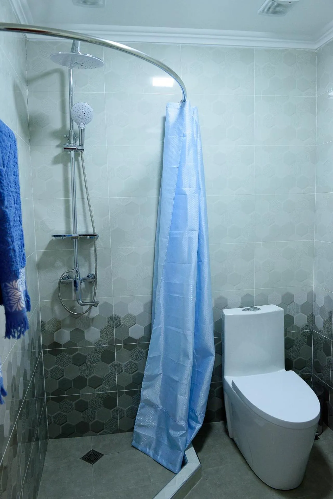 Shower in Old Radio hostel