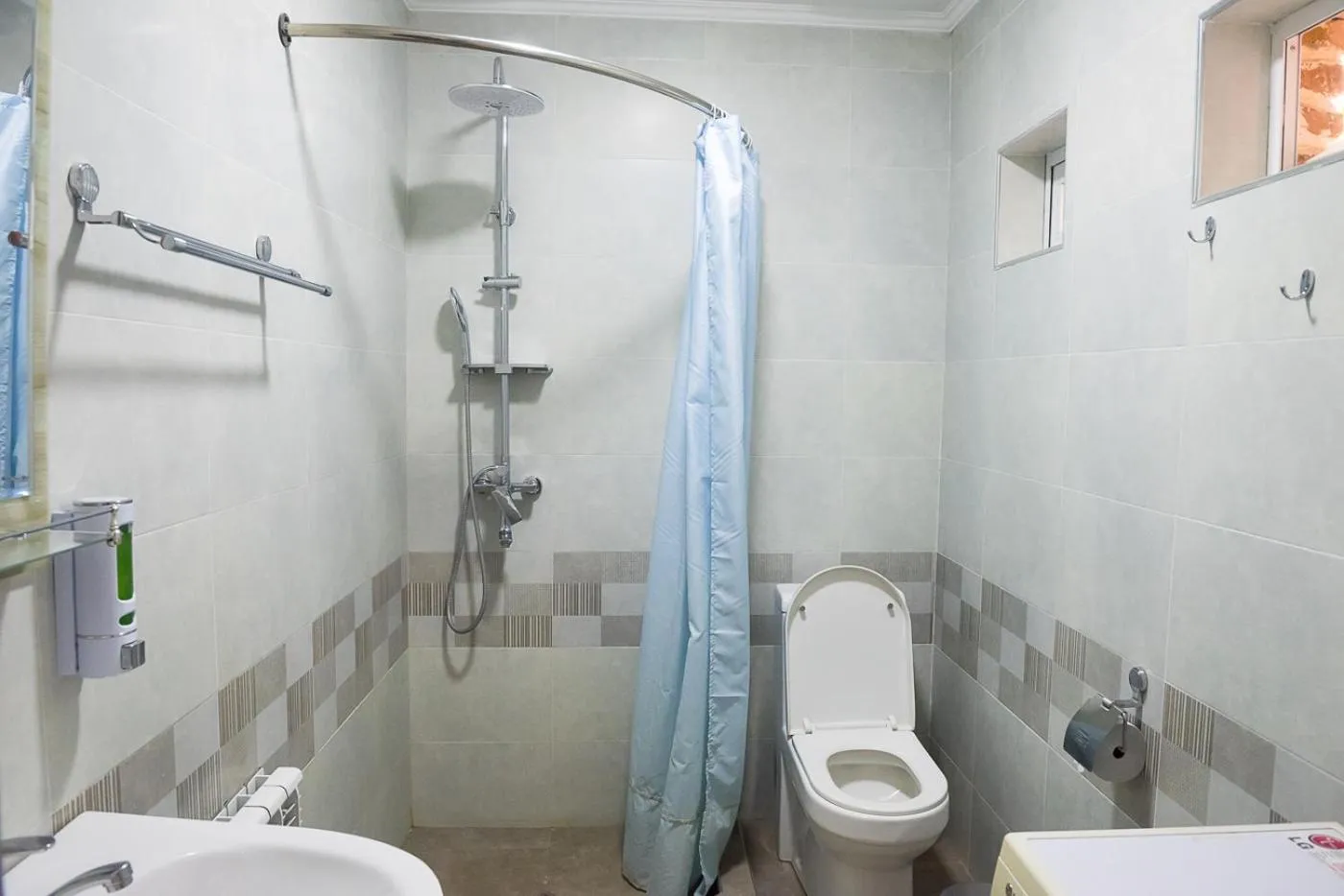 Shower in Old Radio hostel