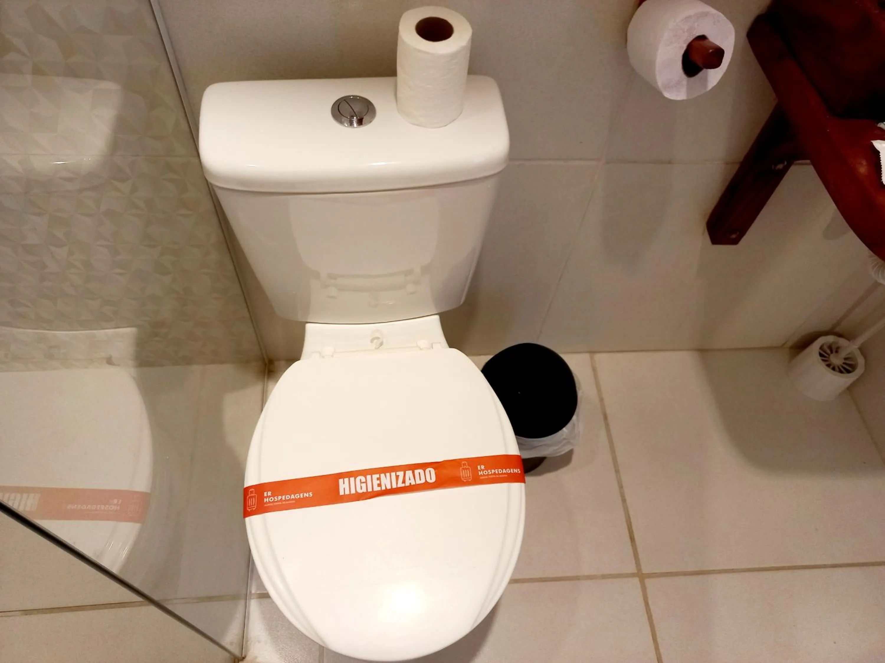 Bathroom in Chalé Palhano Beach