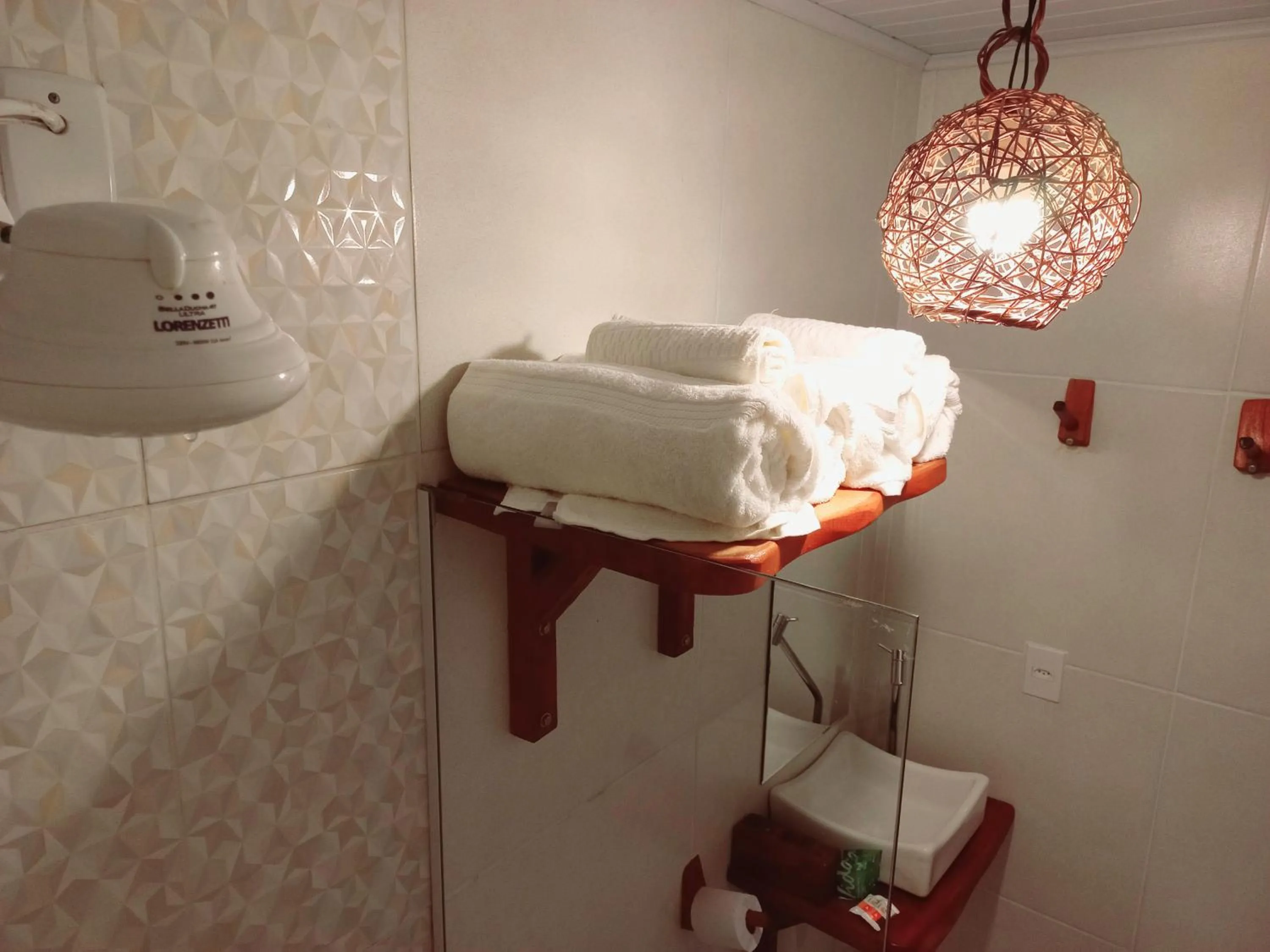 Bathroom in Chalé Palhano Beach