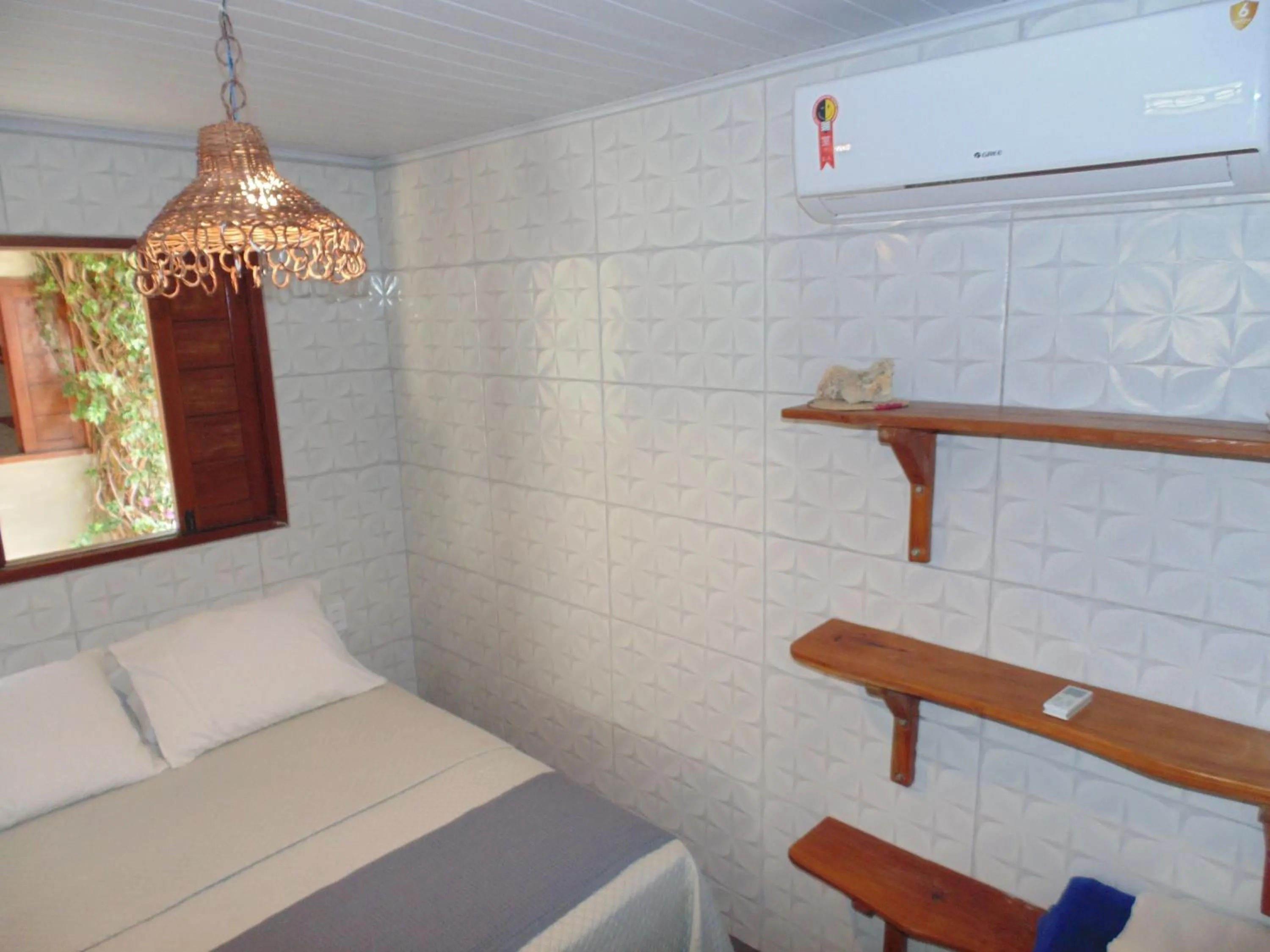 Bed in Chalé Palhano Beach