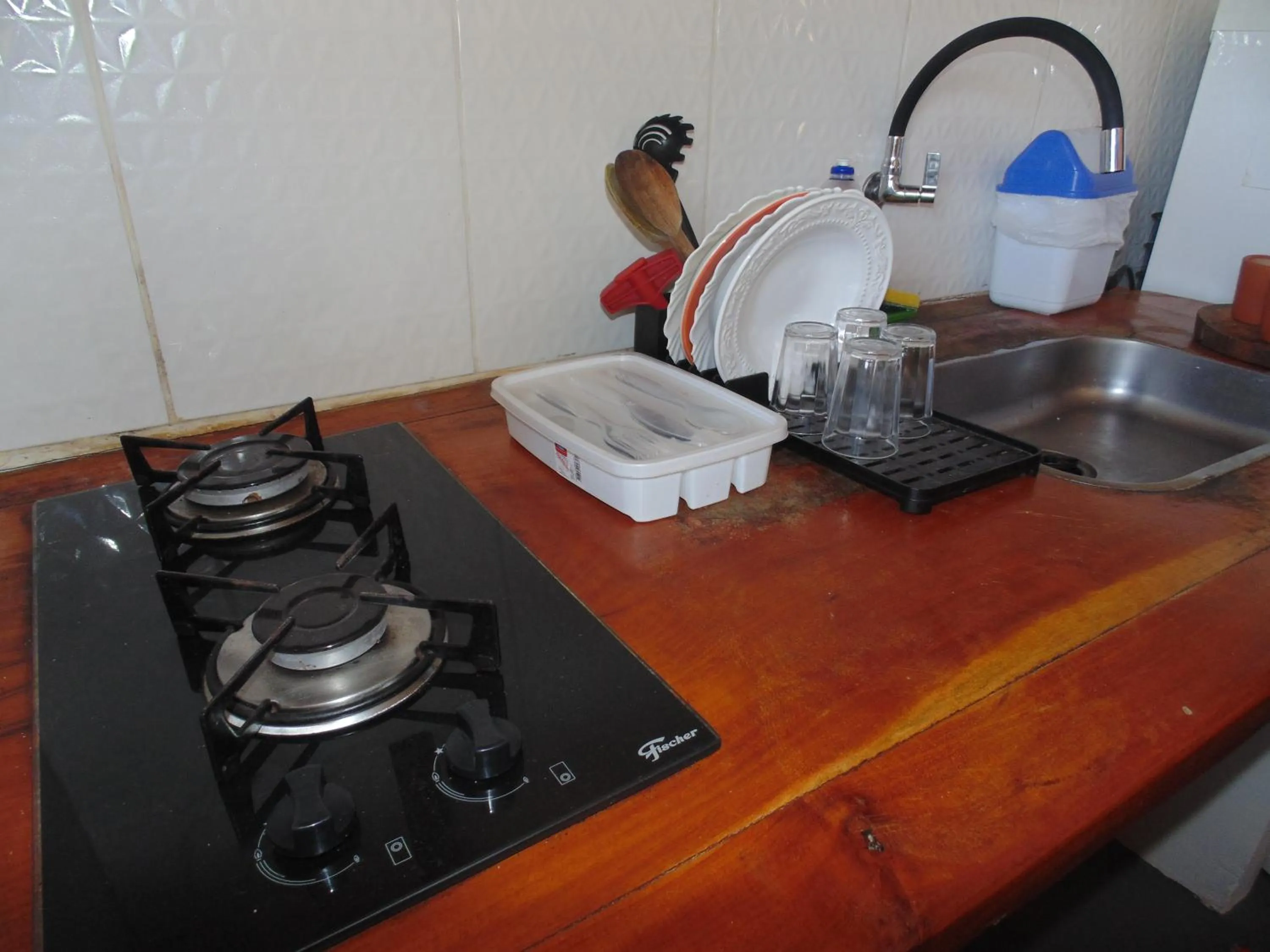 Kitchen or kitchenette in Chalé Palhano Beach