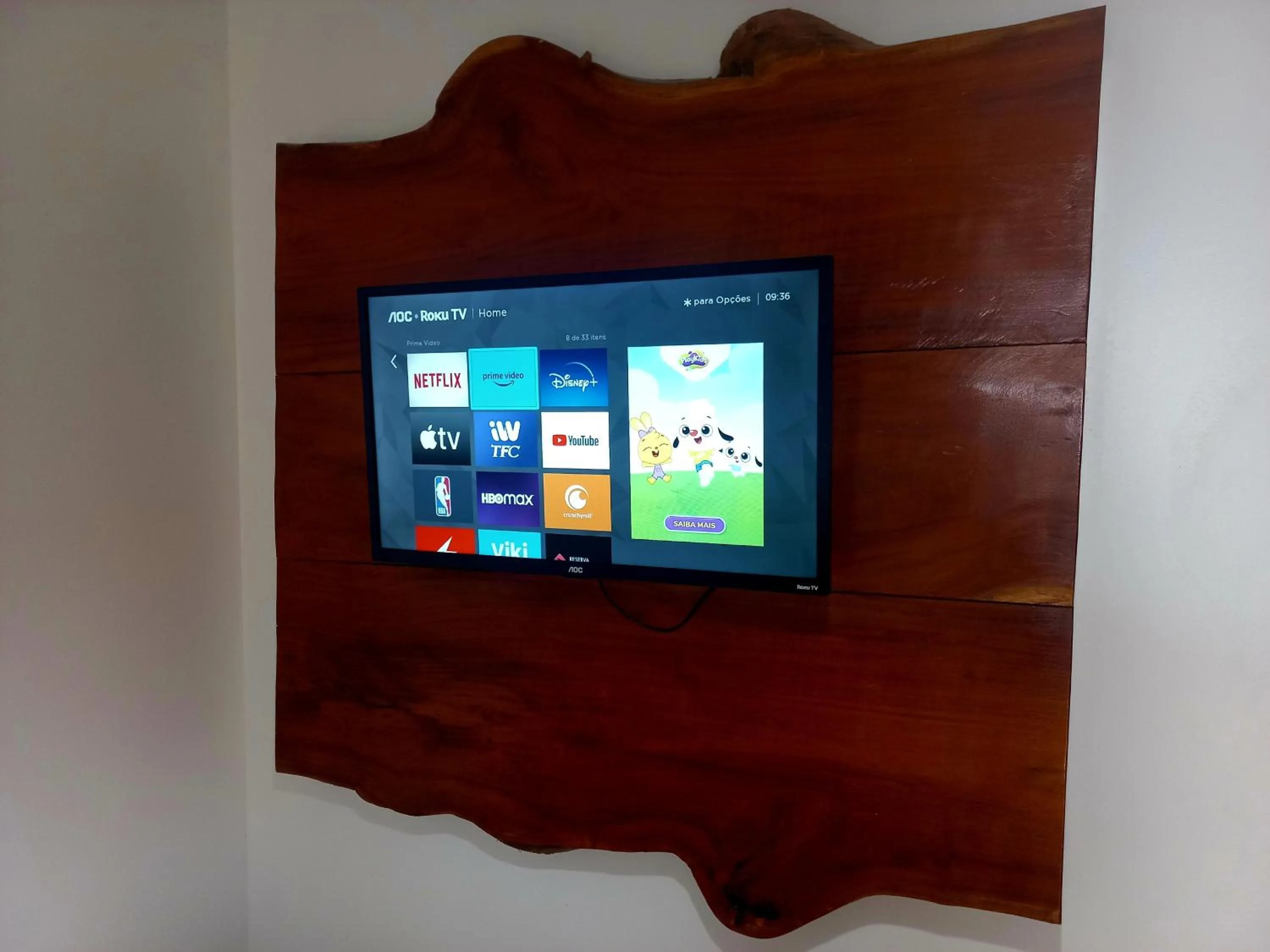 TV and multimedia in Chalé Palhano Beach