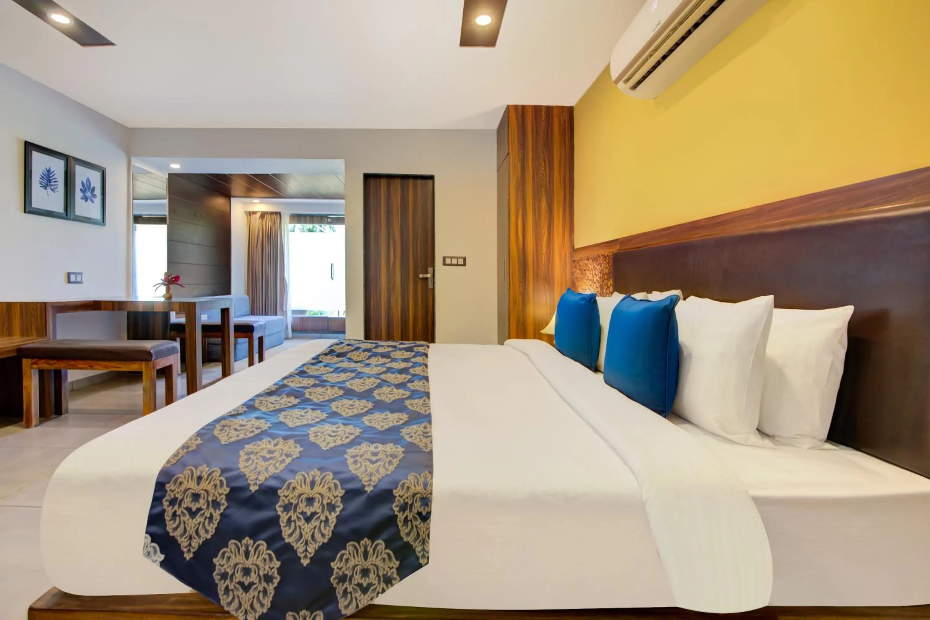 Bed in Club Mahindra Netrang