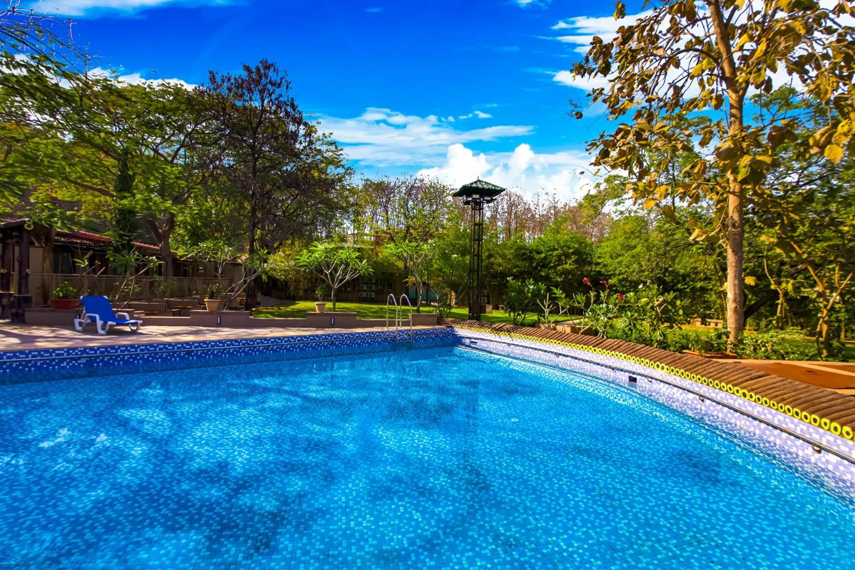 Swimming pool in Club Mahindra Netrang