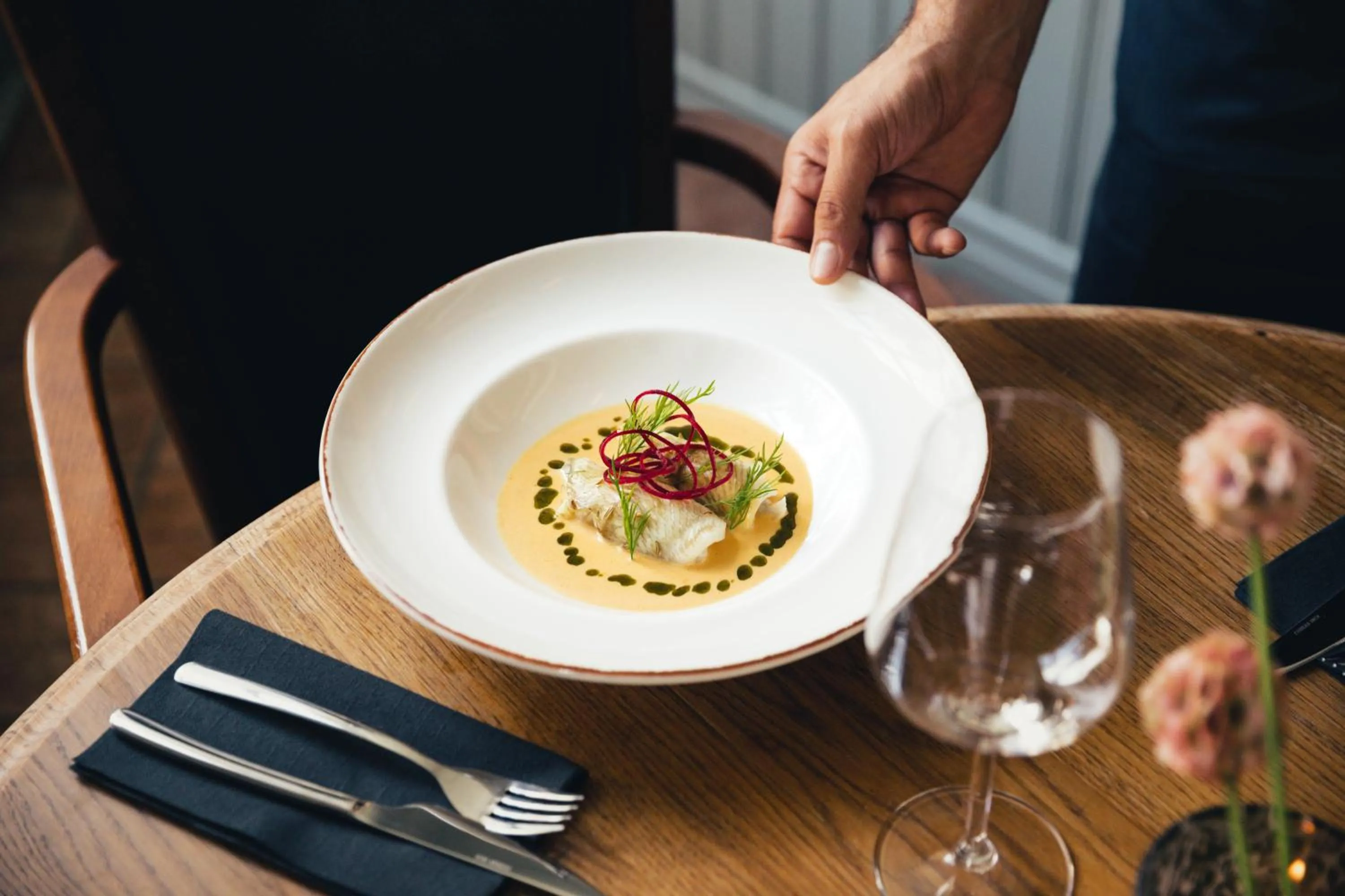 Food close-up in Gysinge Herrgård