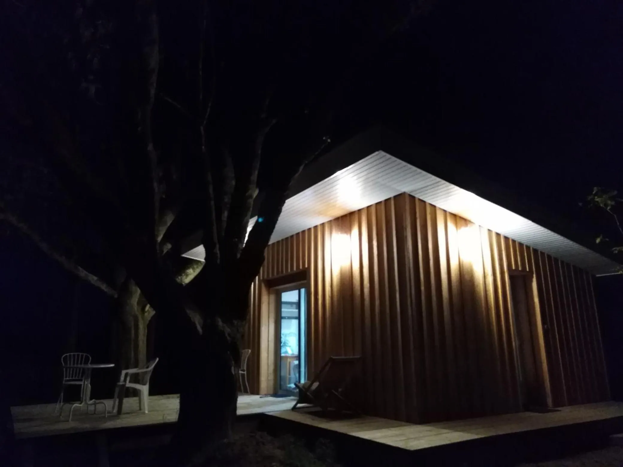 Night in Le chalet du Bord de l'eau