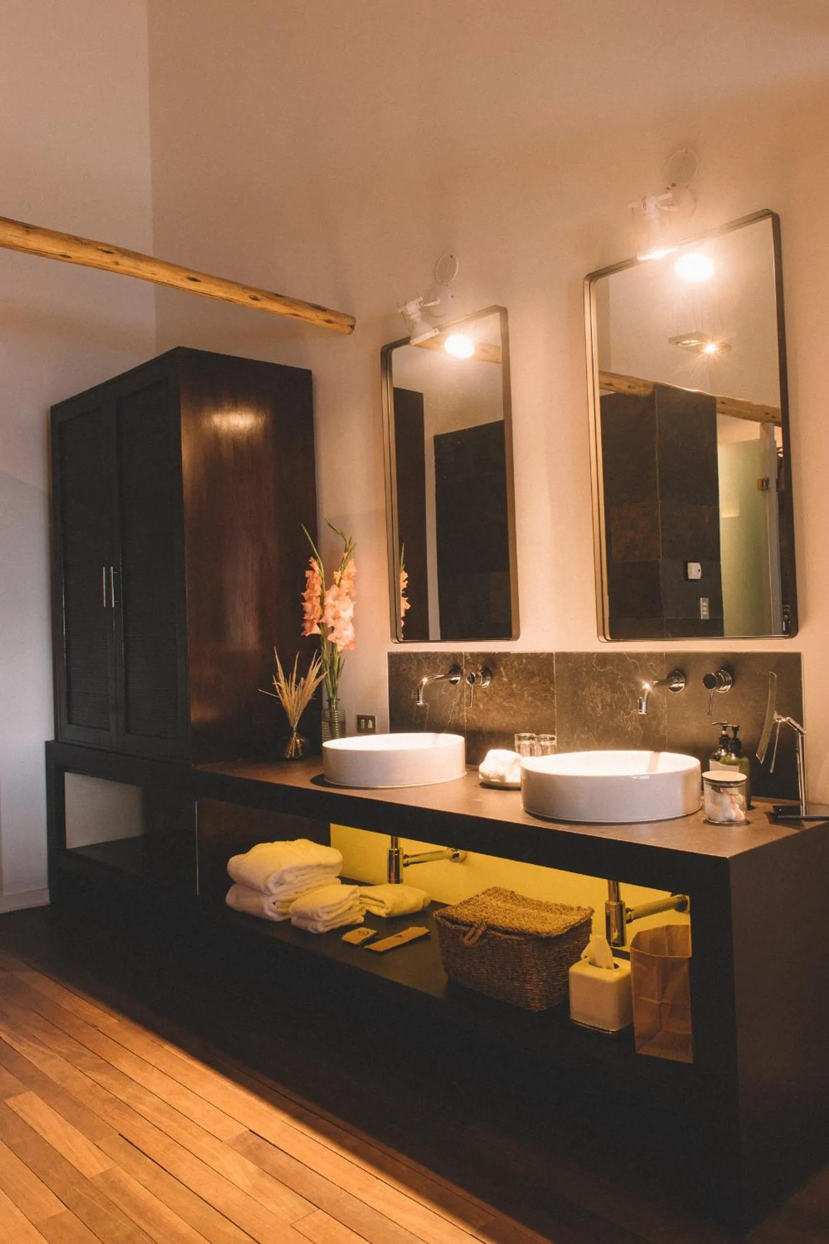 Bathroom in Titilaka by Andean