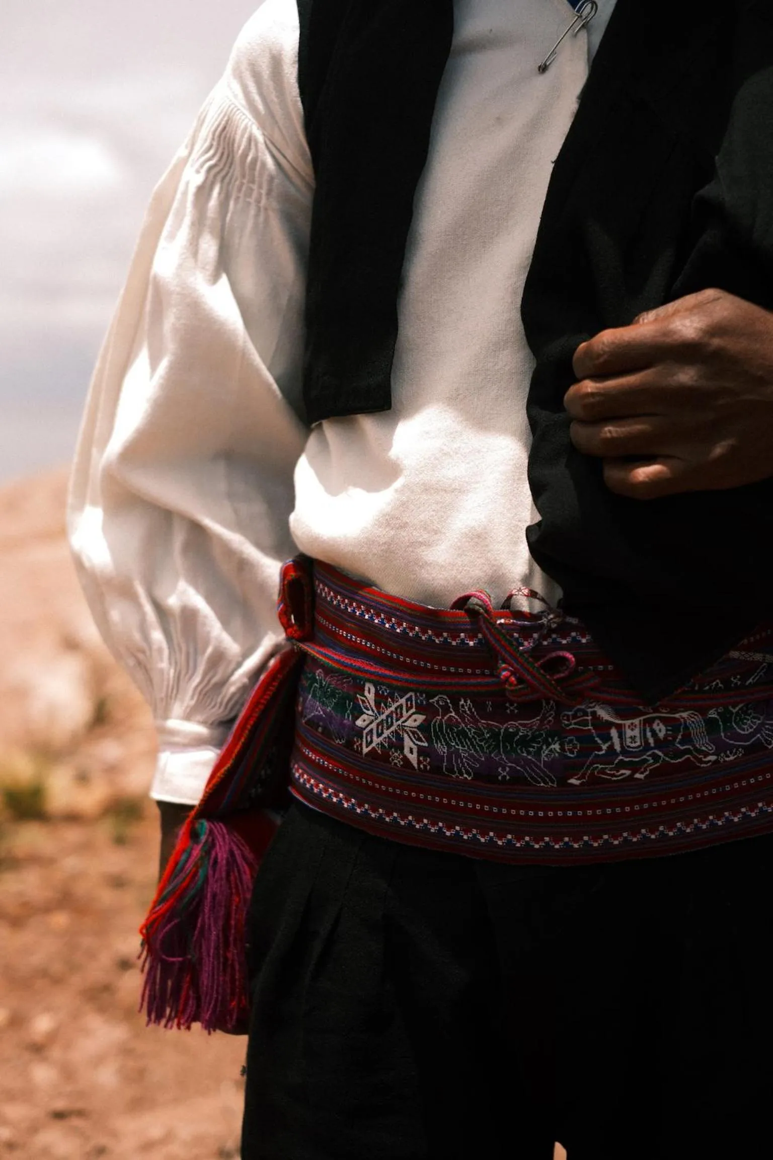 People in Titilaka by Andean