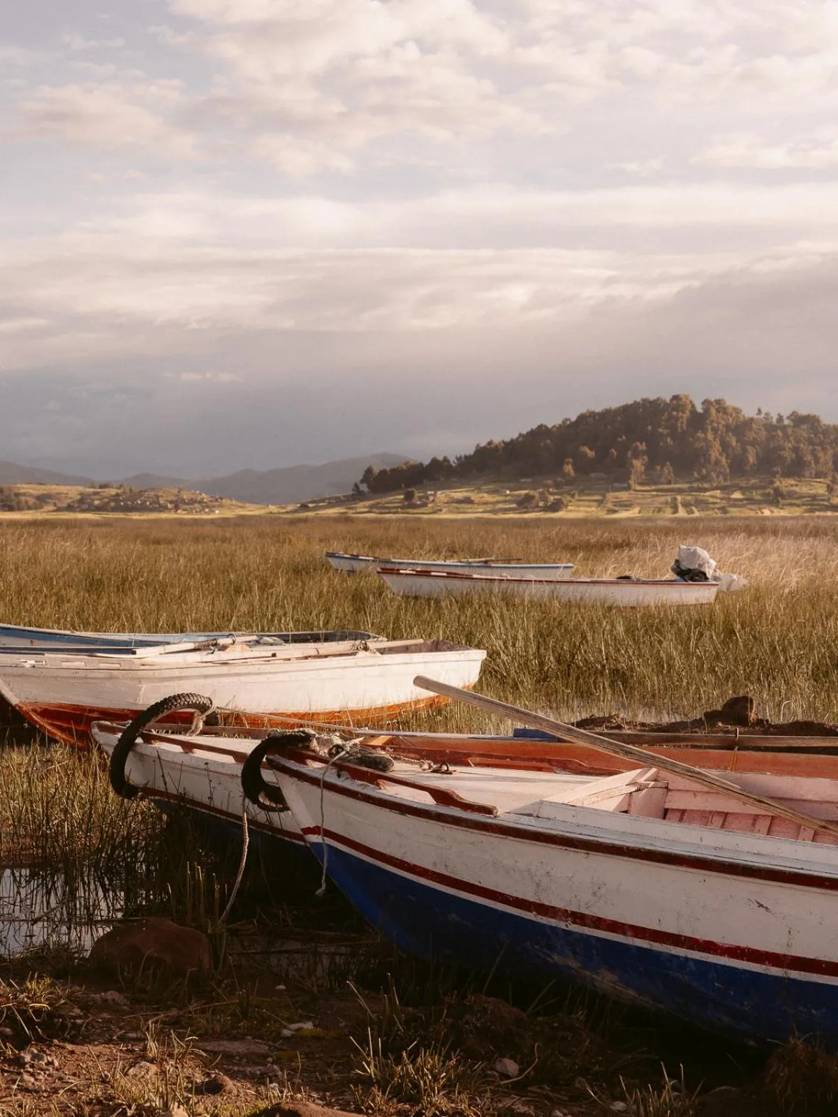 Natural landscape in Titilaka by Andean