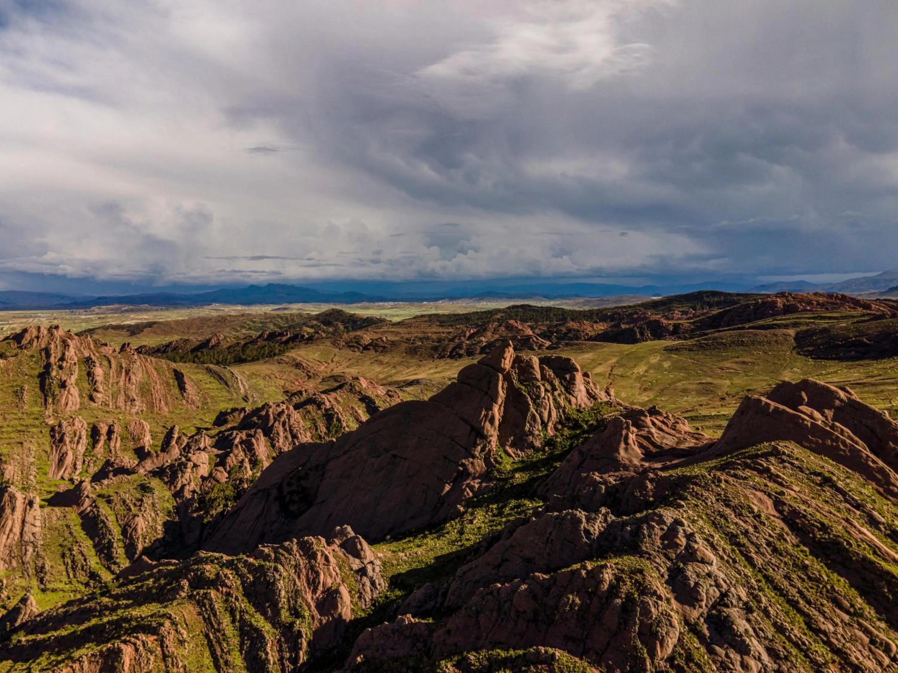 Natural landscape in Titilaka by Andean