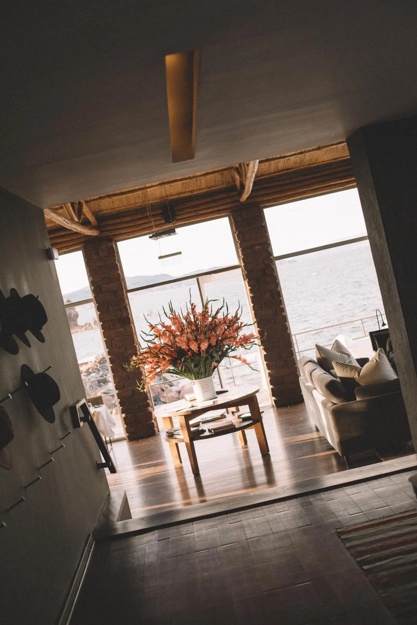 Living room in Titilaka by Andean