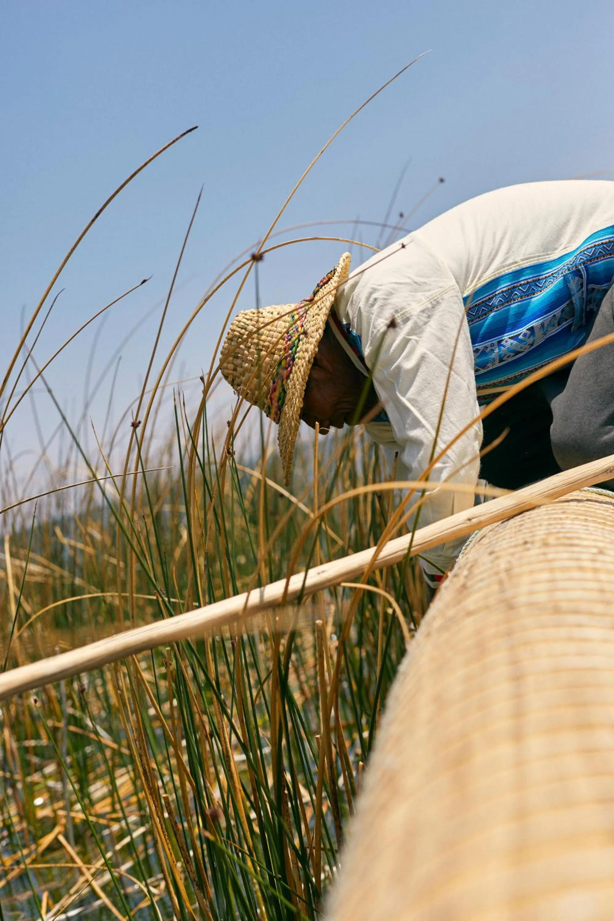 People in Titilaka by Andean