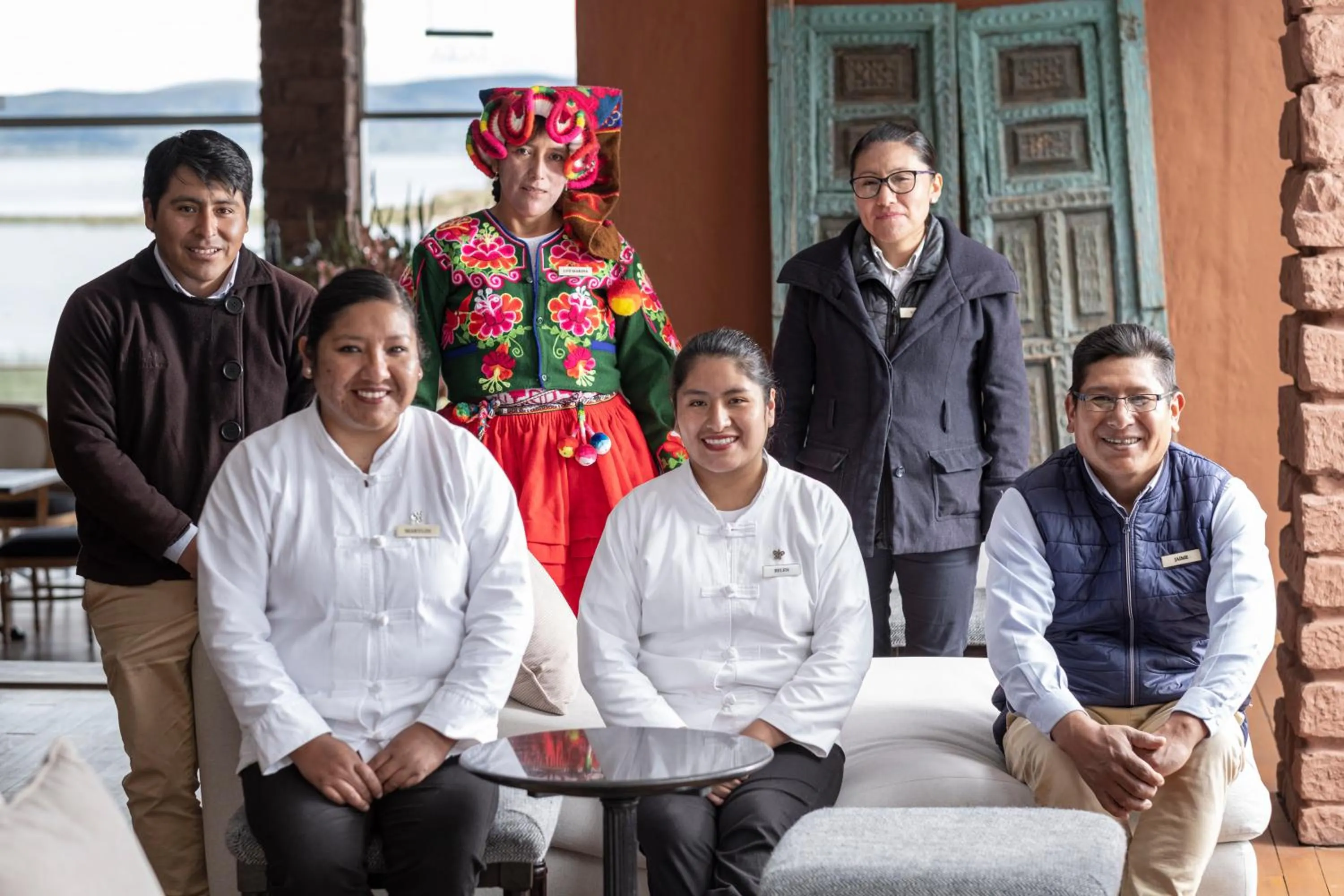 Staff in Titilaka by Andean