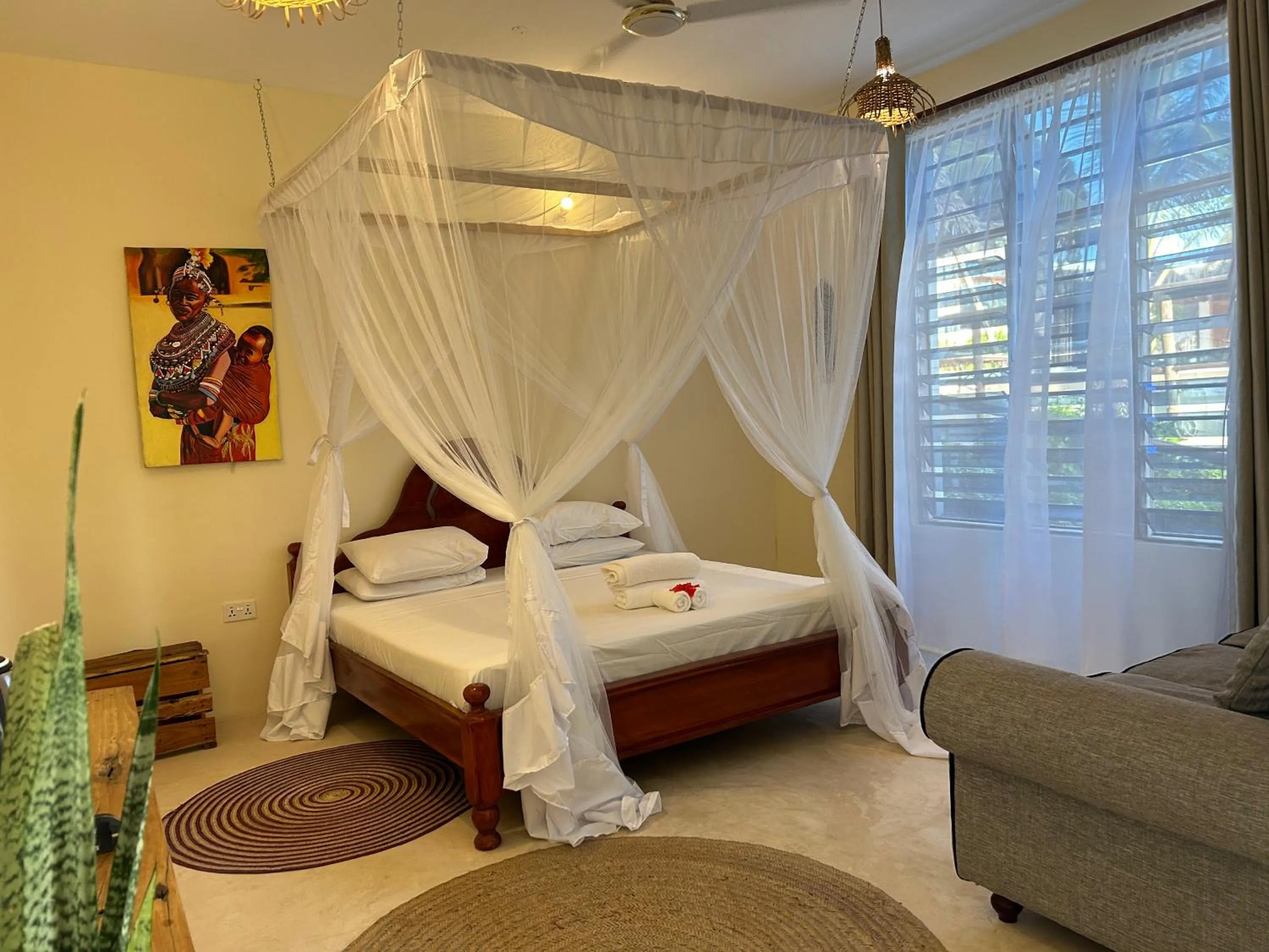 Bed in Zanzibar Tropical Sunset Boutique Hotel - Adults Only