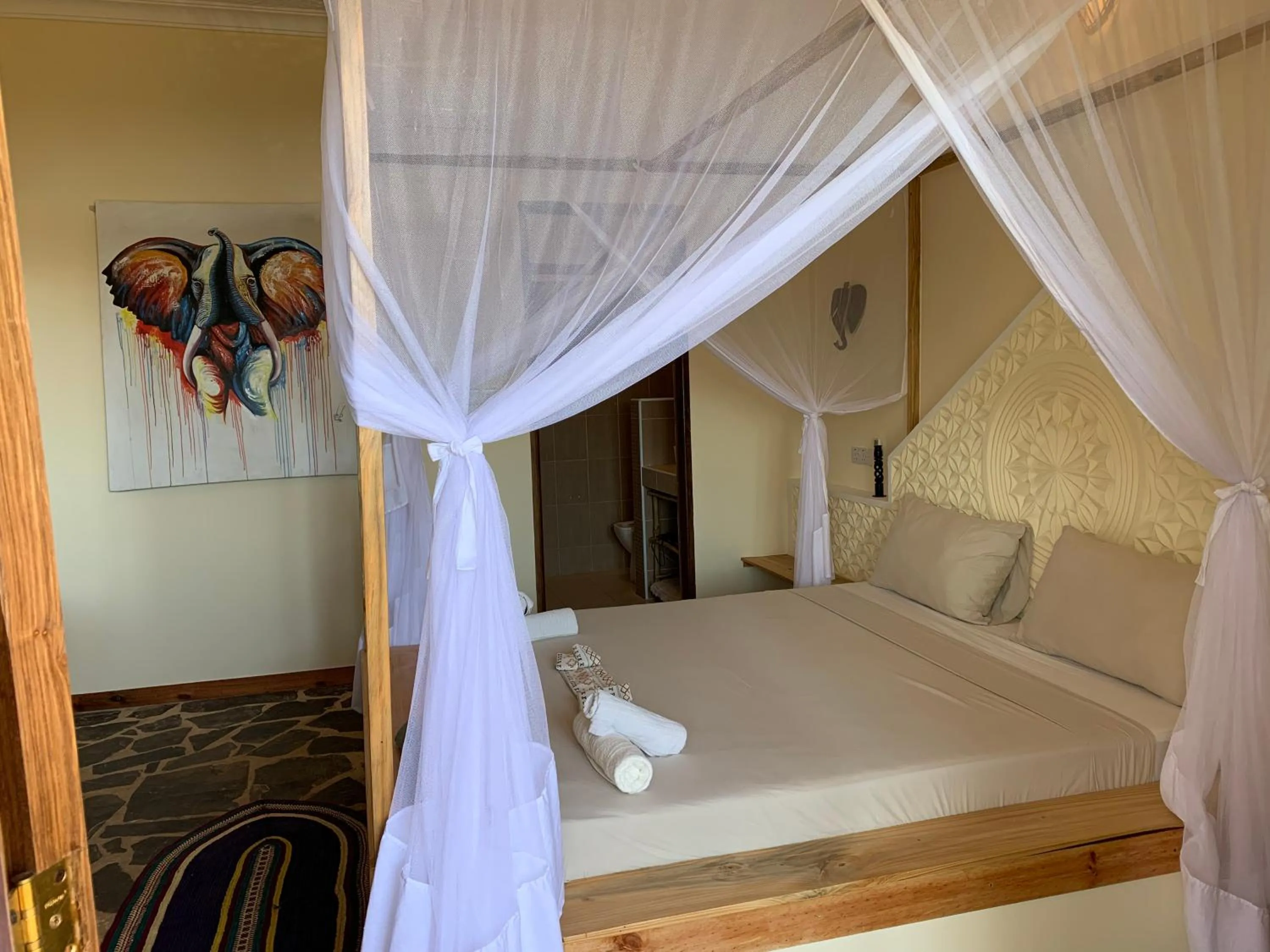 Bed in Zanzibar Tropical Sunset Boutique Hotel - Adults Only
